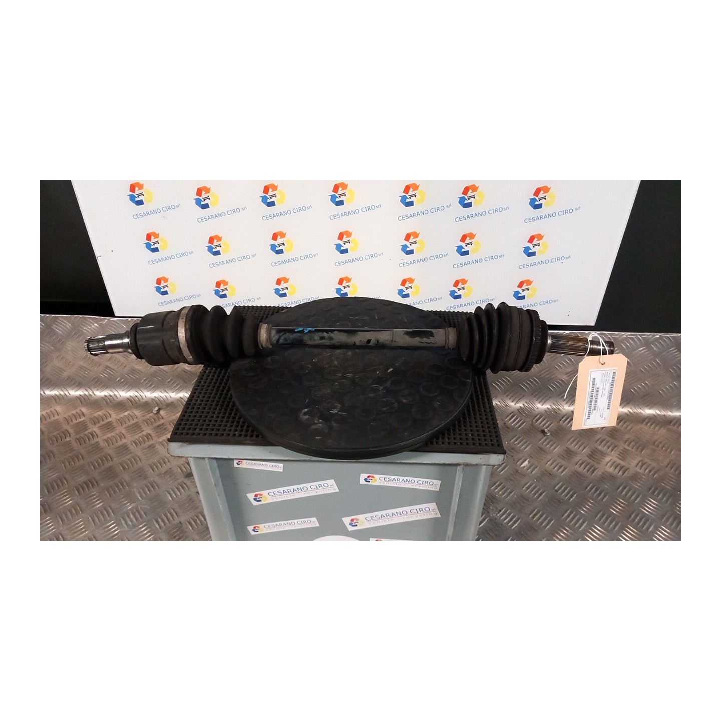 SEMIALBERO ANT. COMPL. 02-  C/ABS SX. 044 TOYOTA YARIS (10/01-11/05)     (FRP) 2SZFE 434200D080
