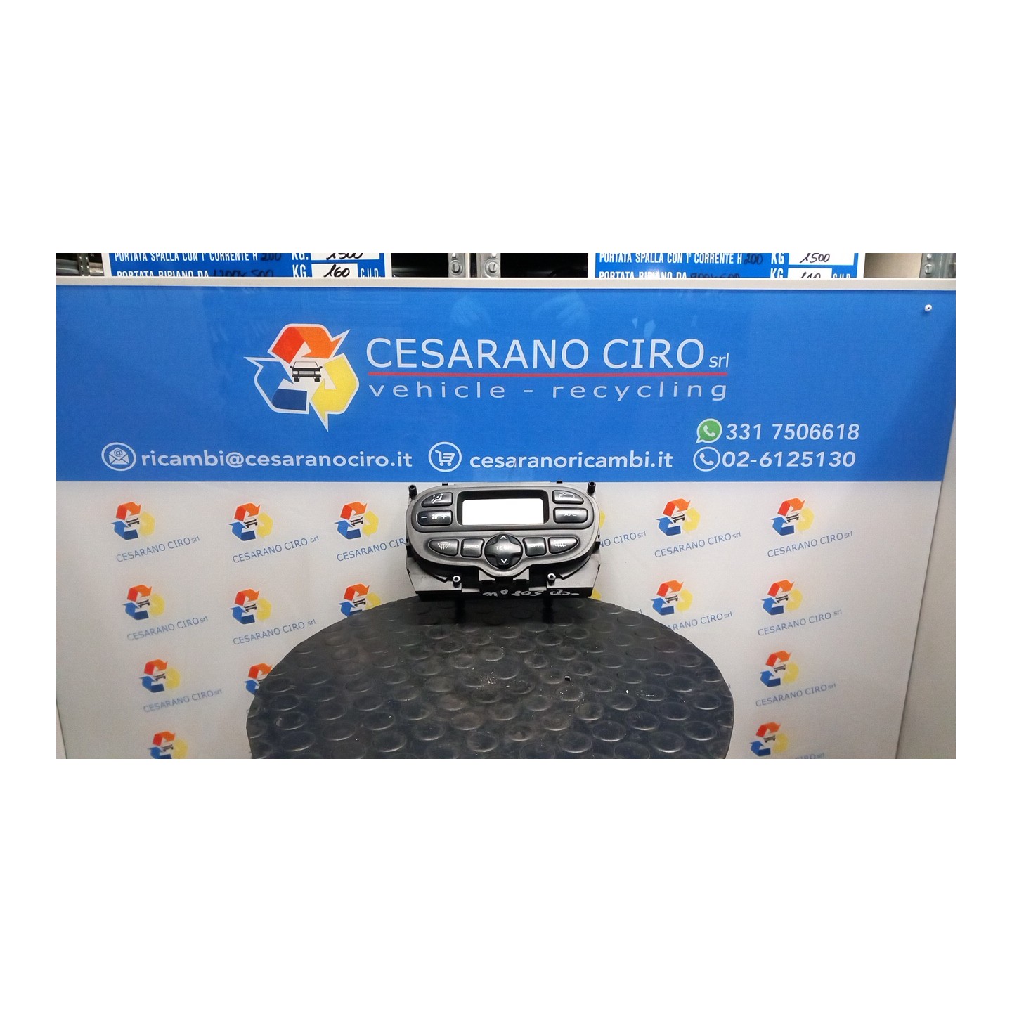 BLOCCO COMANDO CLIMATIZZAZIONE 107 PEUGEOT 307 (04/01-12/06) RHR 6451JP