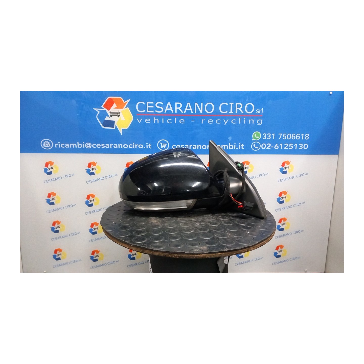 RETROVISORE EST. REGOLAZ. ELETTR. RI DX. 003 VOLKSWAGEN PASSAT (3C) (02/05-12/10) CBA 3C1857508CL9B9