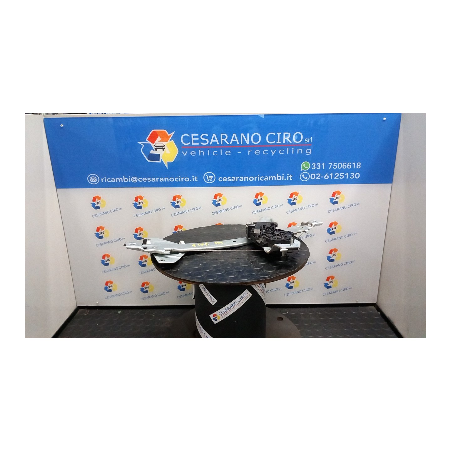 ALZACRISTALLO ELETTR. PORTA POST. C/MOTORINO DX. 011 CITROEN C3 2A SERIE (A51) (09/09-06/13 8FP 9224G3