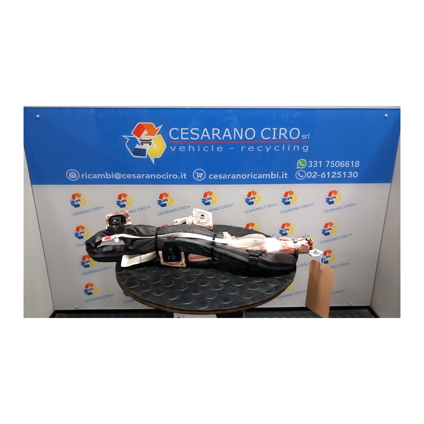 DISPOSITIVO AIRBAG A TENDINA SX. 068 FIAT PANDA (33) (12/11-04/17) 169A4000 52019088