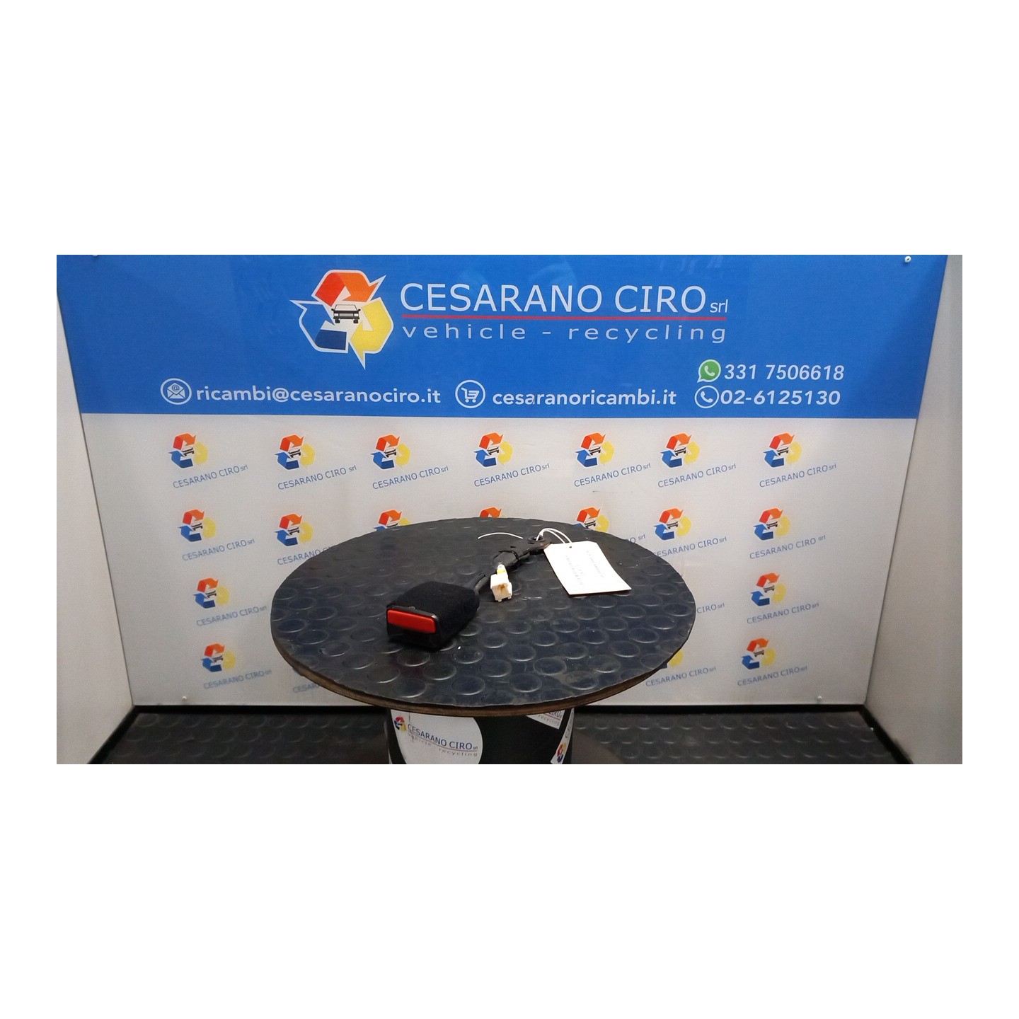 AGGANCIO CINTURA DI SICUREZZA ANT. DX. 090 PEUGEOT 508 (09/10-11/14-) RH01 8976G1