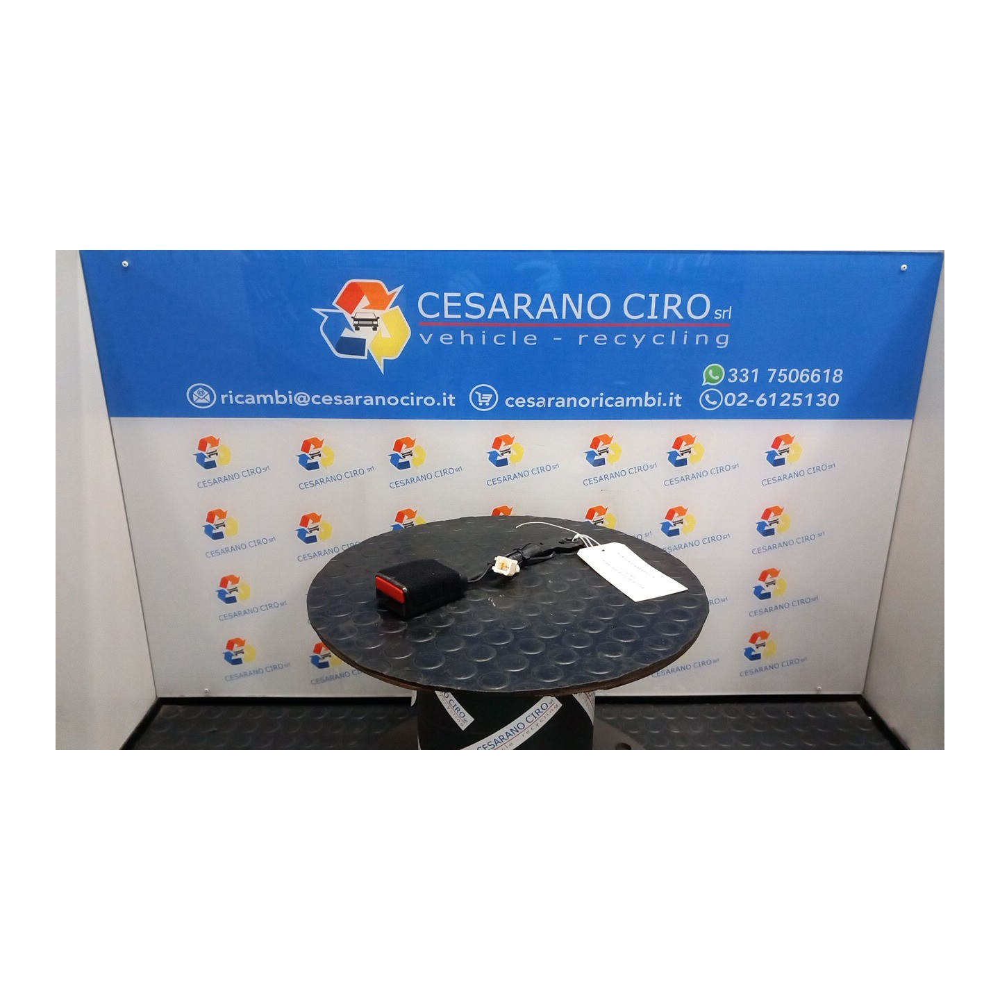 AGGANCIO CINTURA DI SICUREZZA ANT. SX. 091 PEUGEOT 508 (09/10-11/14-) RH01 8976G1