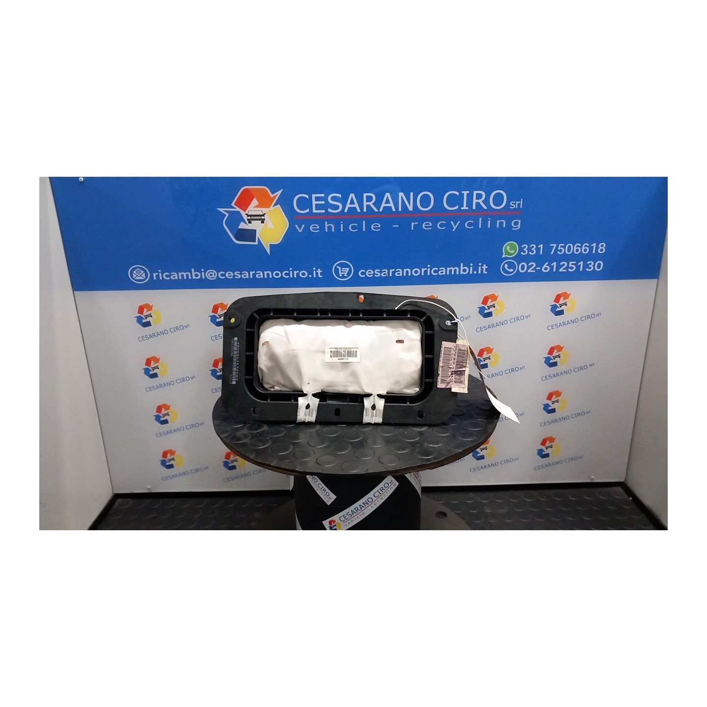 DISPOSITIVO AIRBAG LATO PASSEGGERO 100 PEUGEOT 508 (09/10-11/14-) RH01 9803128780