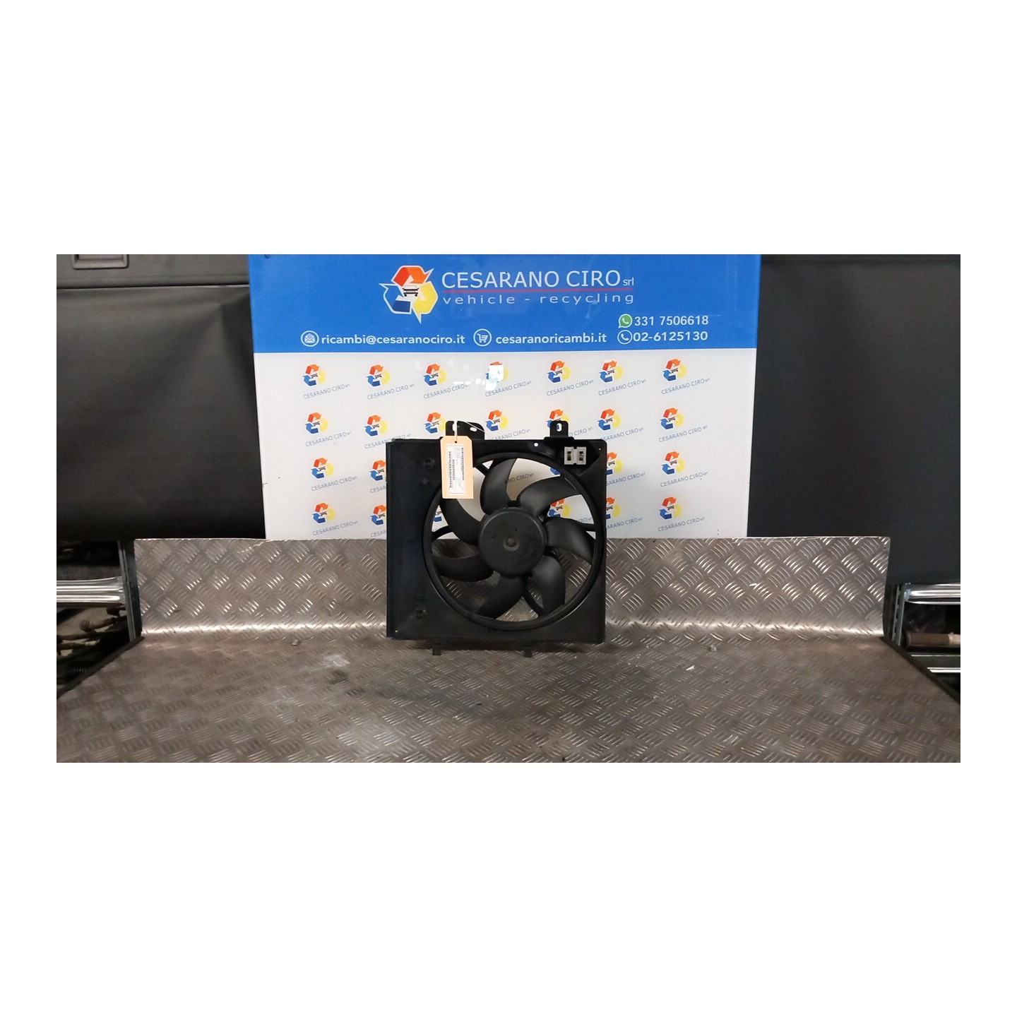 ELETTROVENTOLA CON SUPPORTO 2 VELOCIT? 90W AERO 017 PEUGEOT 207 (06/09-) KFT 9675280980