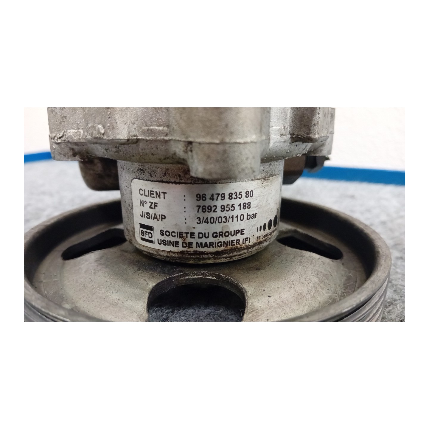 POMPA SERVOSTERZO C/PULEGGIA 009 PEUGEOT 807 (09/02-10/13)  4007EP