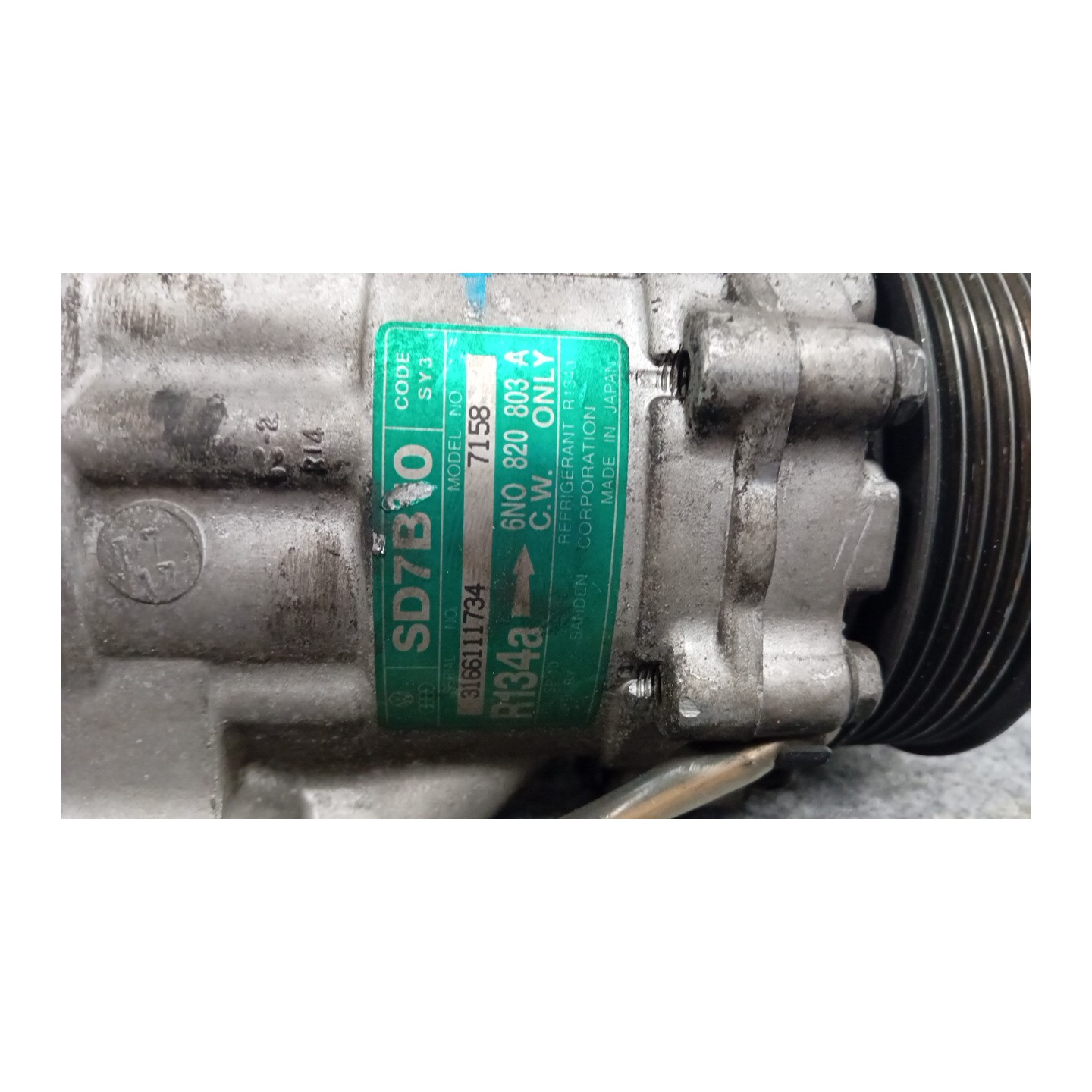 COMPRESSORE A/C 019 VOLKSWAGEN GOLF (1H) (11/91-12/98)  6N0820803A