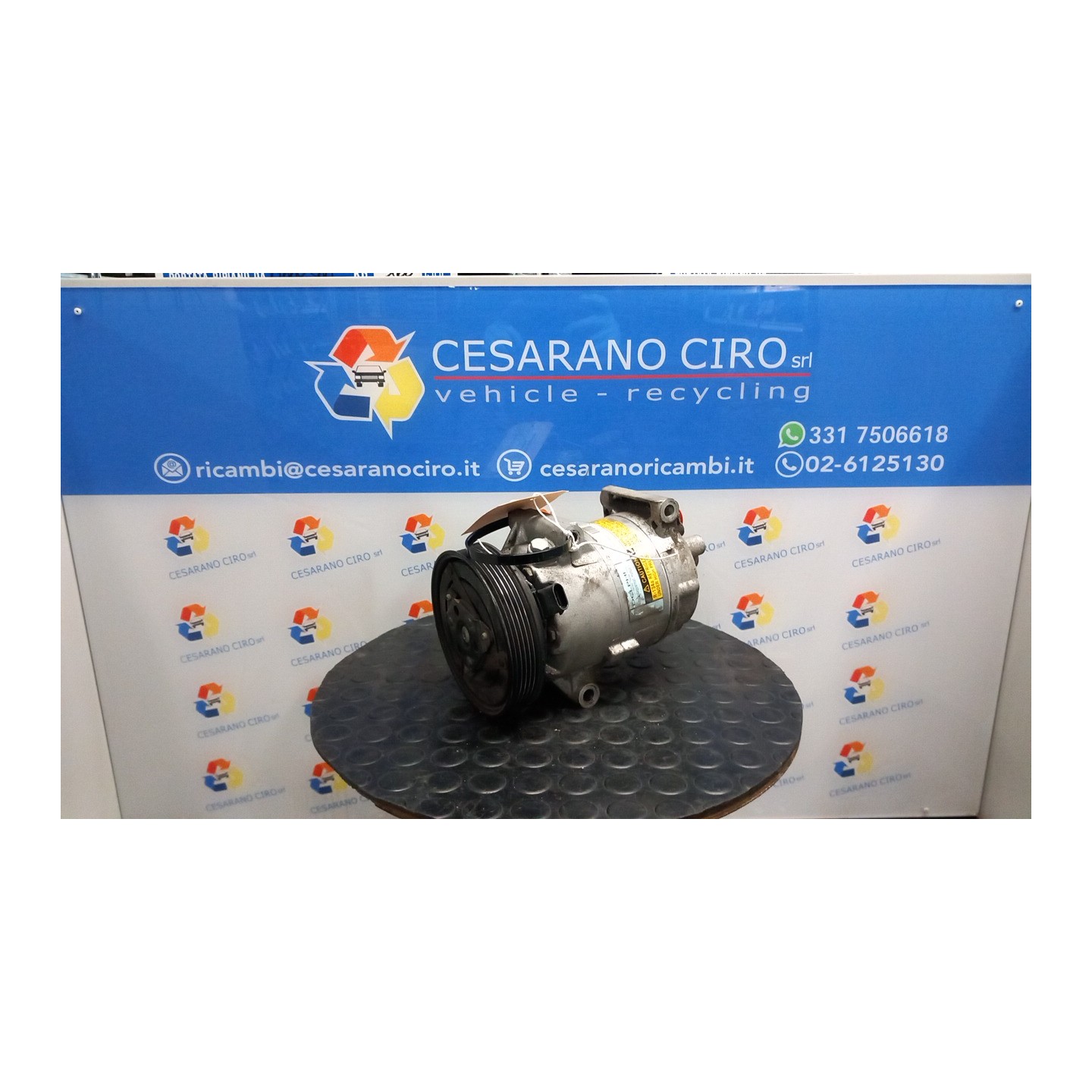 COMPRESSORE A/C 060 RENAULT SCENIC 2A SERIE (06/03-08/09) K4MT7 8200316164