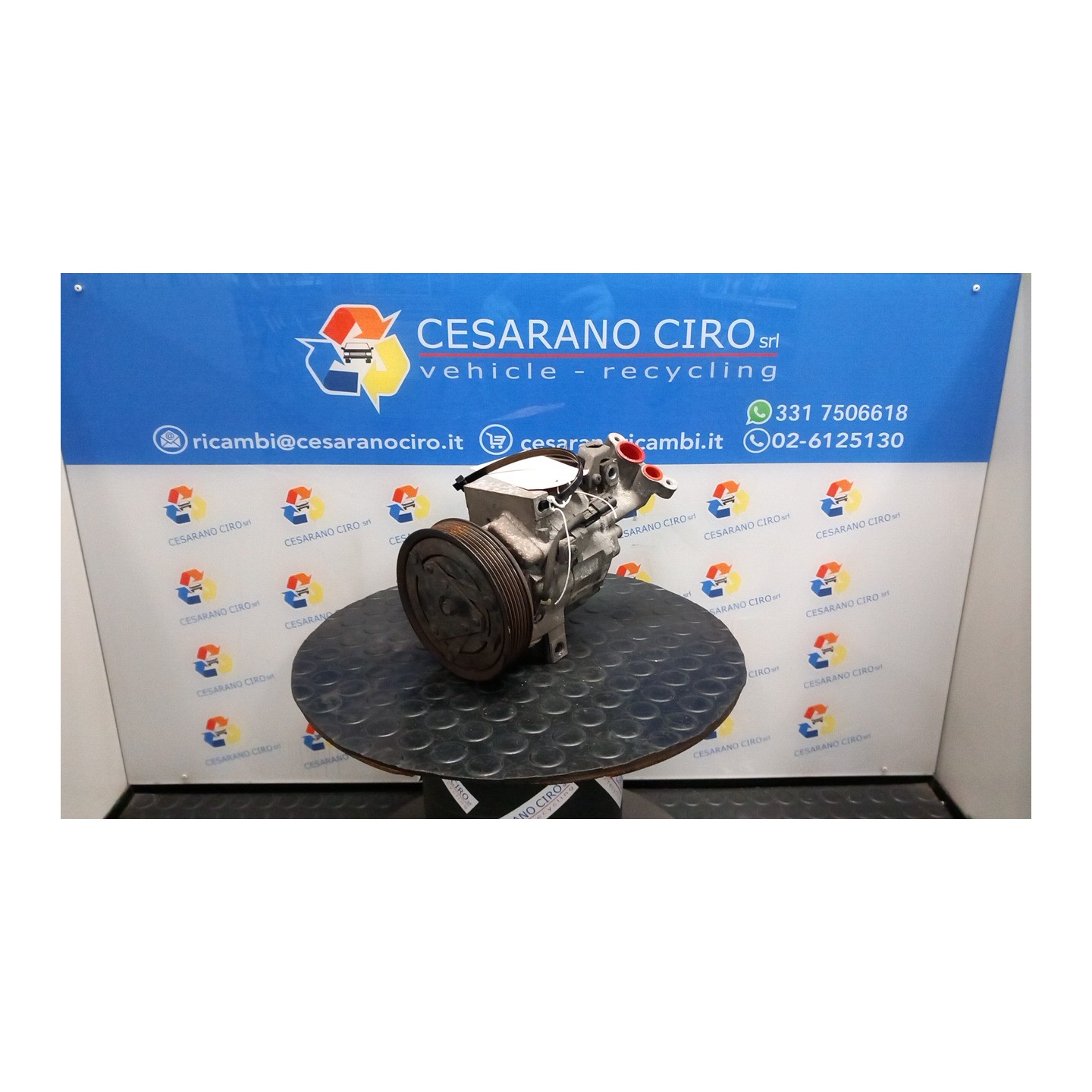 COMPRESSORE A/C ROTAZ. 174 DACIA DOKKER (11/12-02/17) K7MA8 926000105R