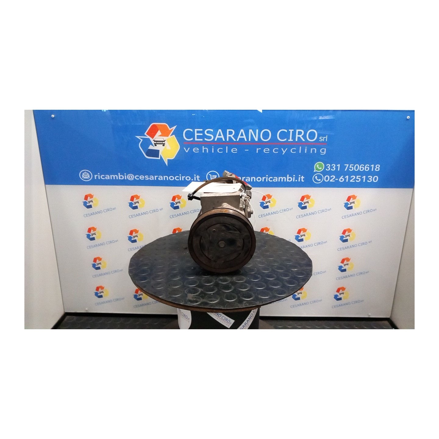 COMPRESSORE A/C ROTAZ. 174 DACIA DOKKER (11/12-02/17) K7MA8 926000105R