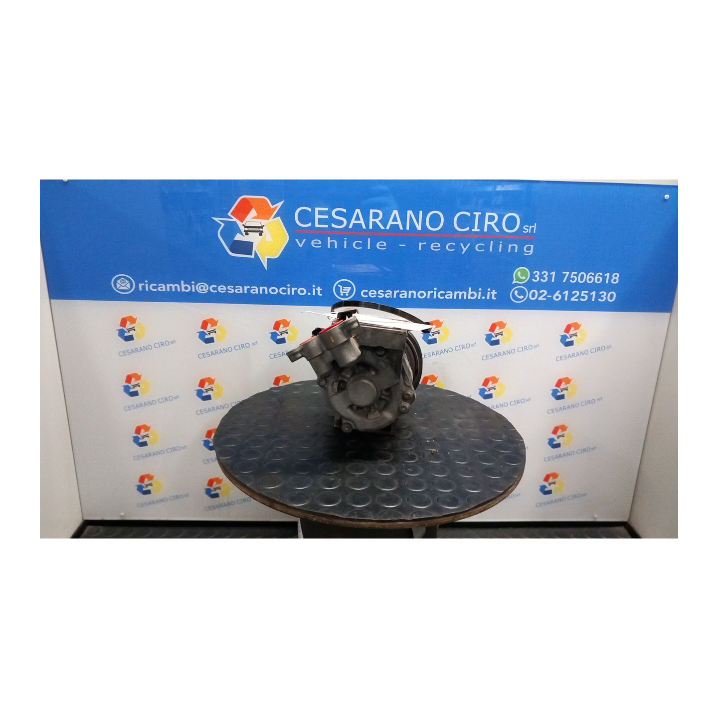 COMPRESSORE A/C ROTAZ. 174 DACIA DOKKER (11/12-02/17) K7MA8 926000105R