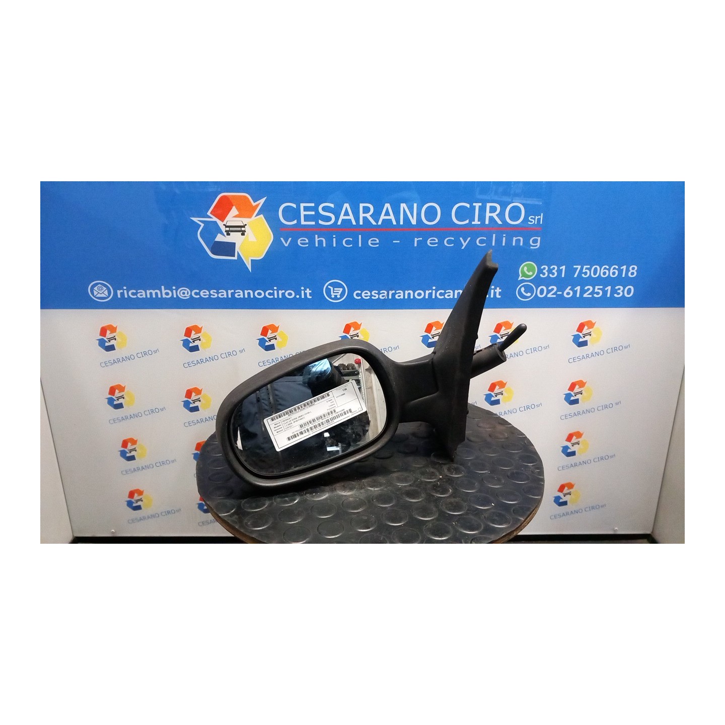 RETROVISORE EST. REGOLAZ. MANUALE SX. 043 RENAULT CLIO 2A SERIE (05/01-11/10) D7FG7 8200163300