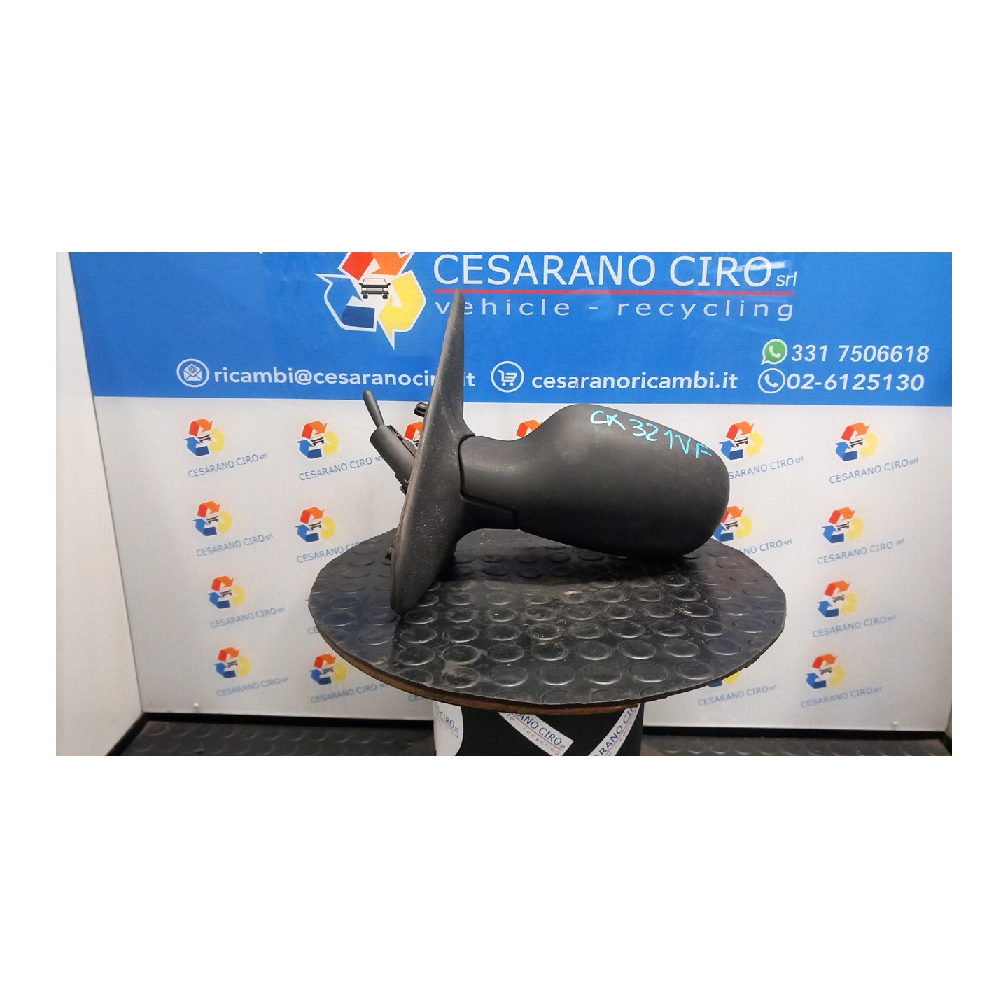 RETROVISORE EST. REGOLAZ. MANUALE SX. 043 RENAULT CLIO 2A SERIE (05/01-11/10) D7FG7 8200163300