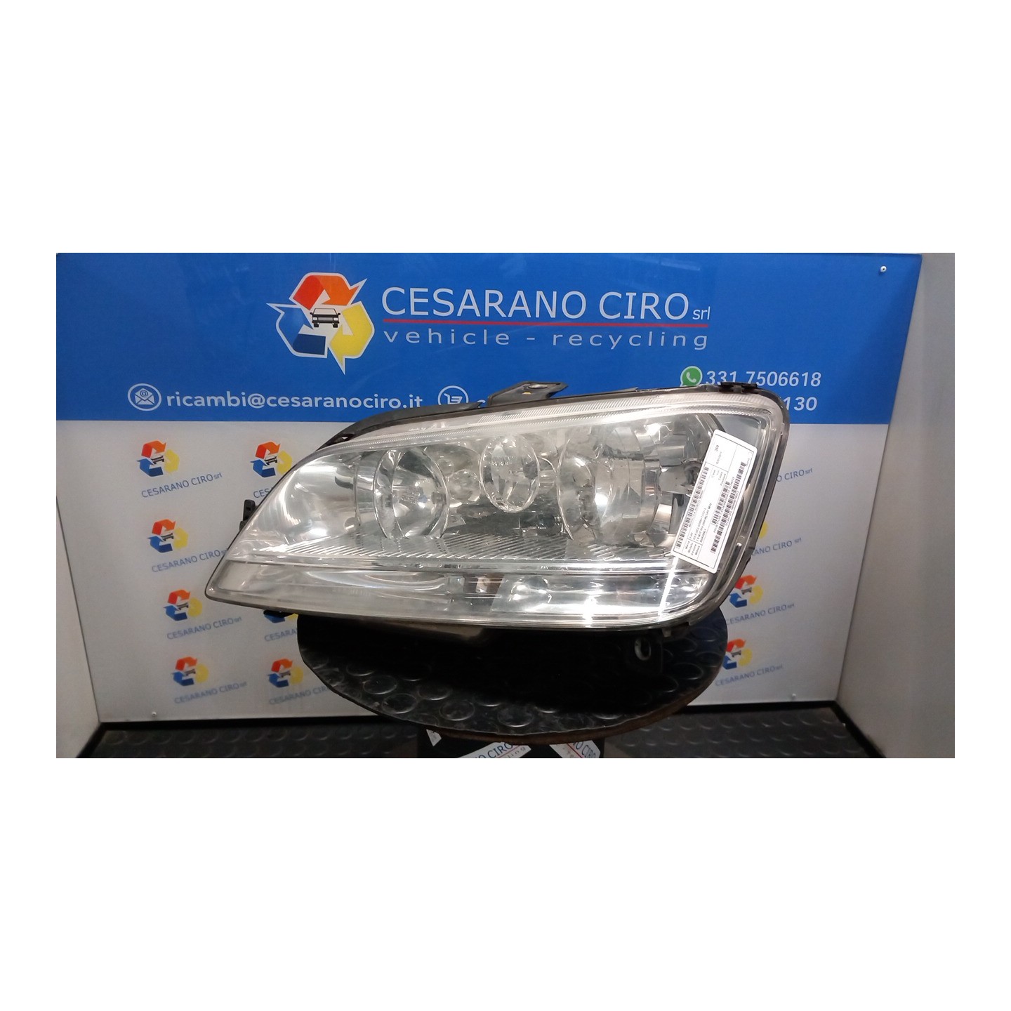 PROIETTORE C/FENDINEBBIA SX. 088 FIAT IDEA (4D) (03/08-12/12) 350A2000 51780723