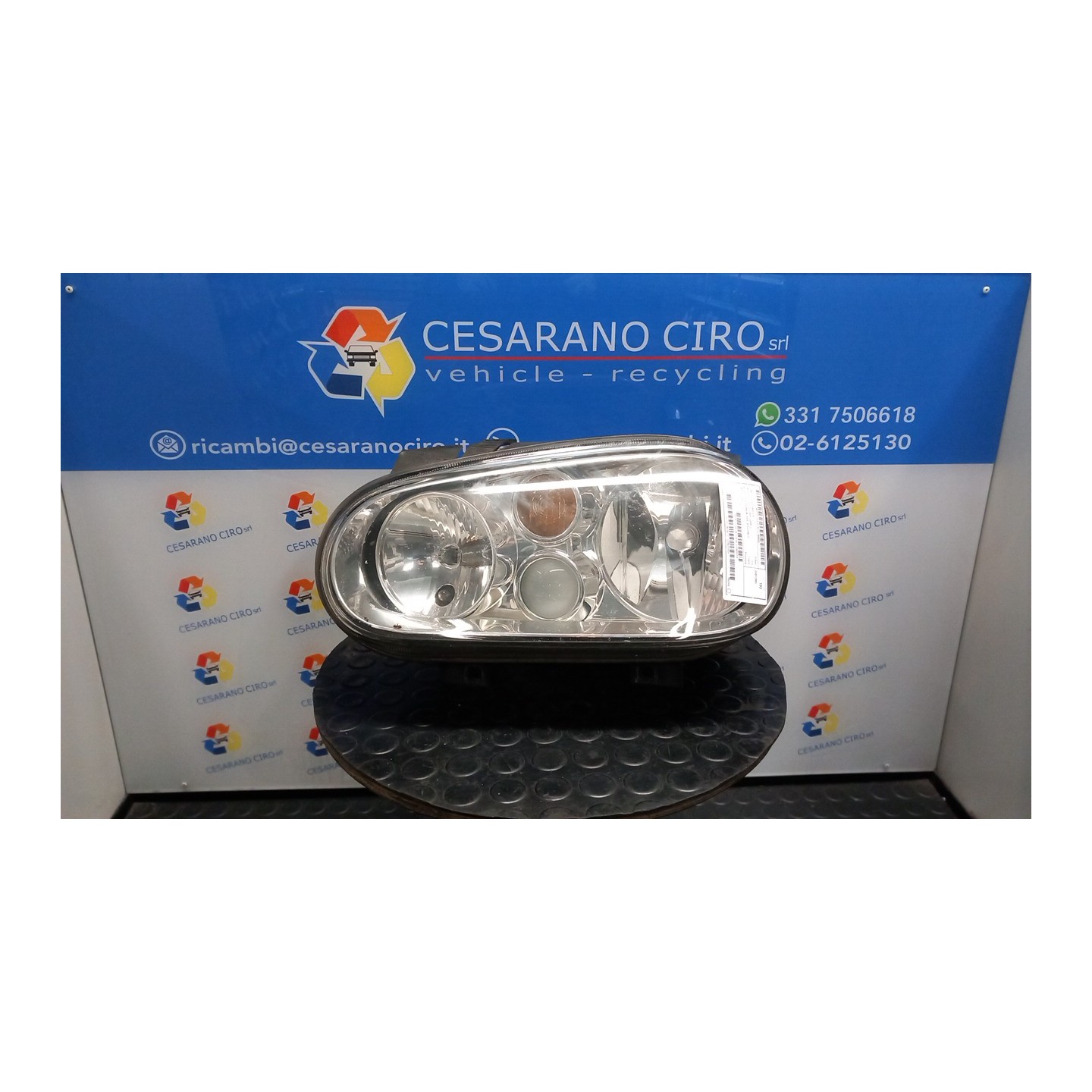 PROIETTORE HELLA SX. 055 VOLKSWAGEN GOLF (1J) (09/97-03/06) ASZ 1J1941017F
