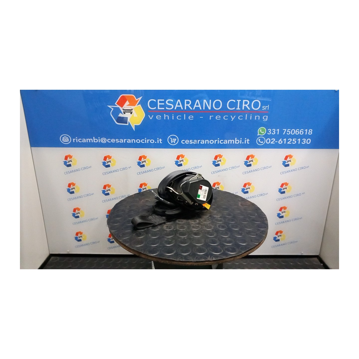 CINTURA DI SICUREZZA ANT. DX. 081 VOLKSWAGEN GOLF (1K) (10/03-12/09) BLS 1K3857706TRAA