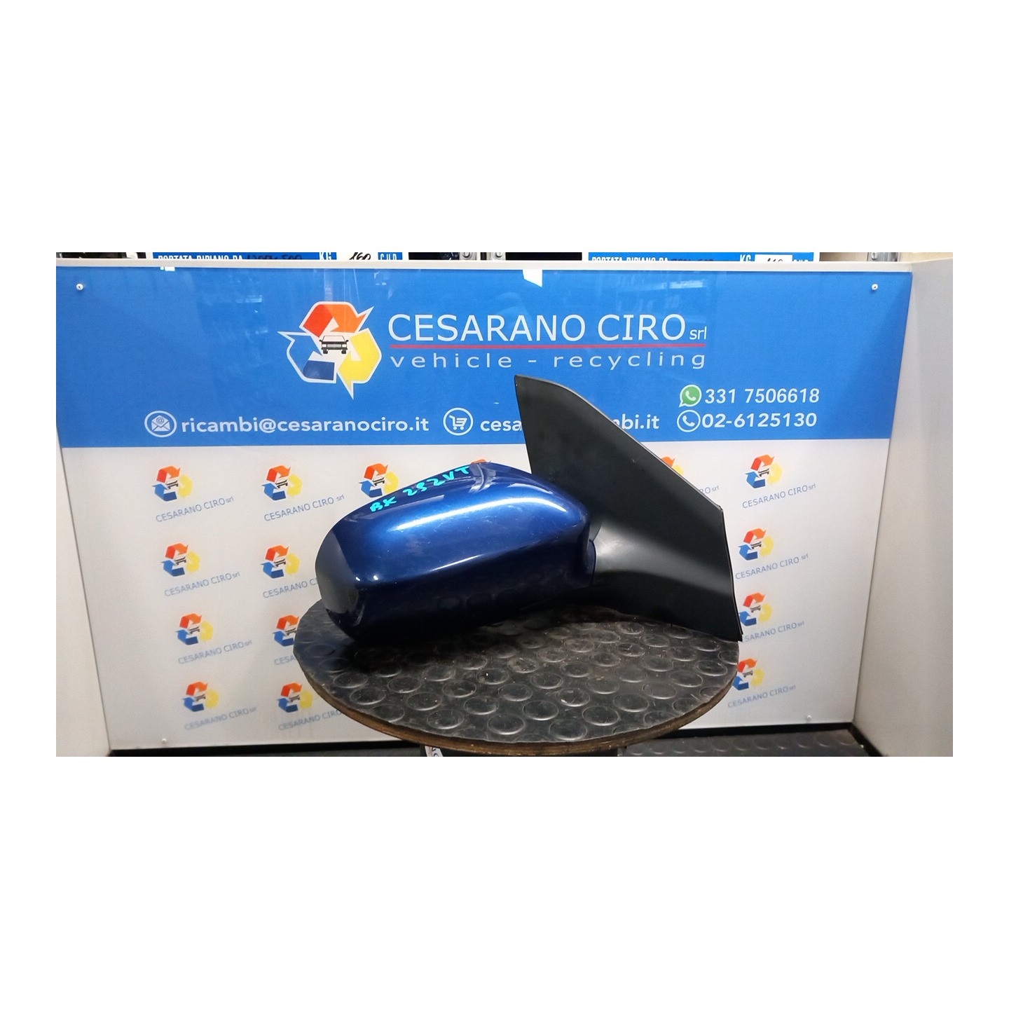 RETROVISORE EST. REGOLAZ. ELETTR. TERMICO ARGENTO DX. 014 HONDA CIVIC 7A SERIE (03/01-12/05) D14Z6 76200S6DG51ZH