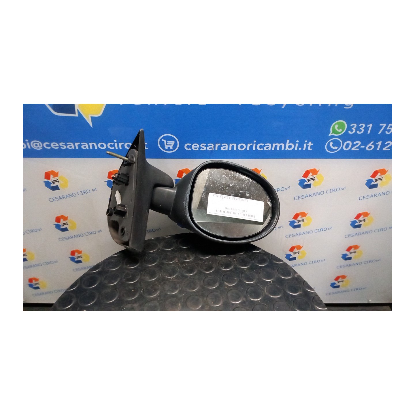 RETROVISORE EST. REGOLAZ. ELETTR. -09/00 C/MODANATURA CALOTTA DX. 025 RENAULT TWINGO 1A SERIE (08/98-09/07) D4FA7 8200039875