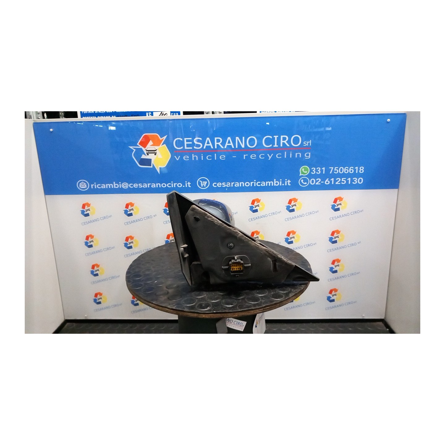 RETROVISORE EST. REGOLAZ. ELETTR. TIPO 3 - 4 SX. 027 RENAULT SCENIC 2A SERIE (06/03-08/09) K9K77 7701068384