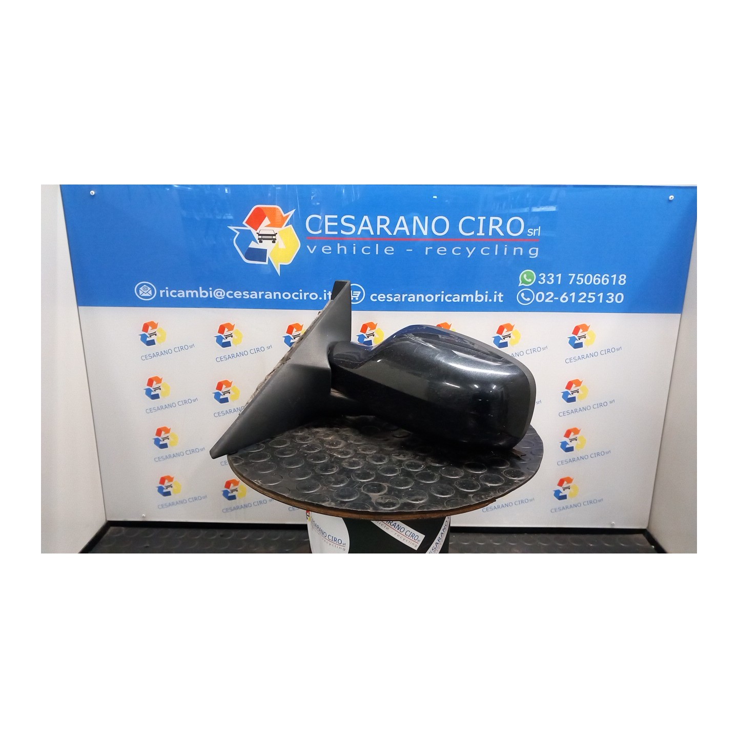RETROVISORE EST. REGOLAZ. ELETTR. TIPO 3 - 4 SX. 027 RENAULT SCENIC 2A SERIE (06/03-08/09) K9K77 7701068384