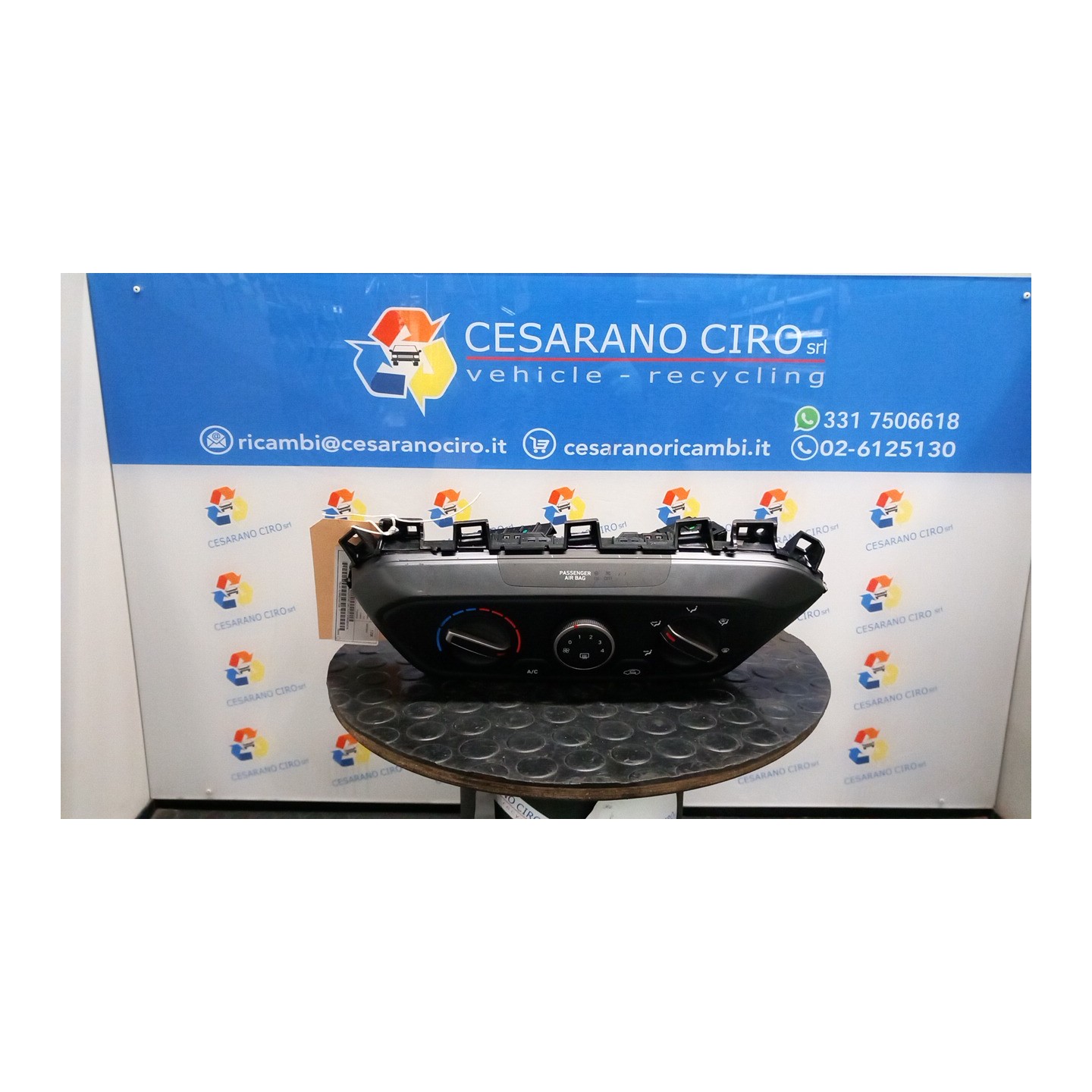 BLOCCO COMANDO CLIMATIZZAZIONE C/A/C AUTO 051 HYUNDAI BAYON (06/21-) G4LF 97250Q0210TT6