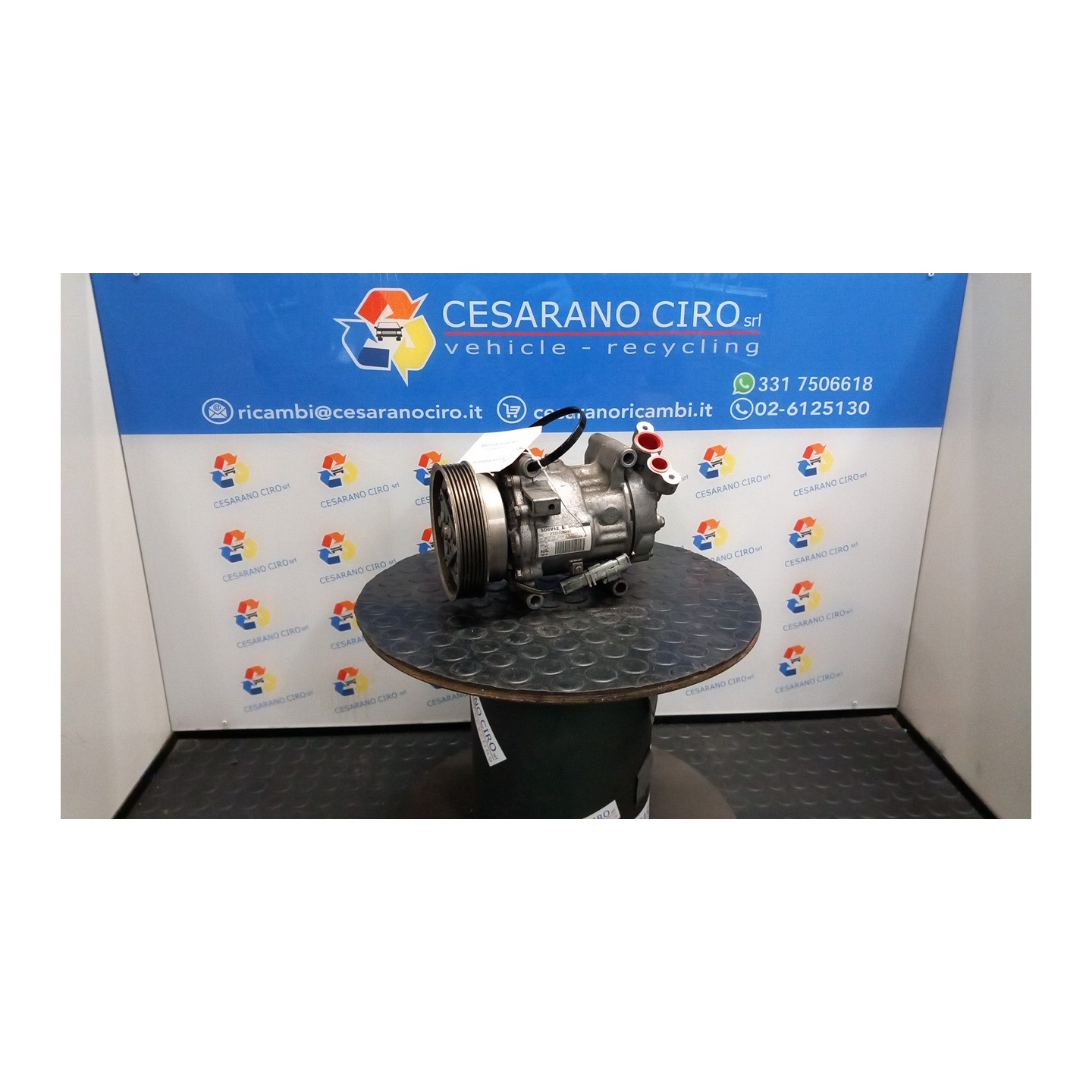 COMPRESSORE A/C 084 RENAULT MODUS 2A SERIE (01/08-06/13) K4MC8 8200953359
