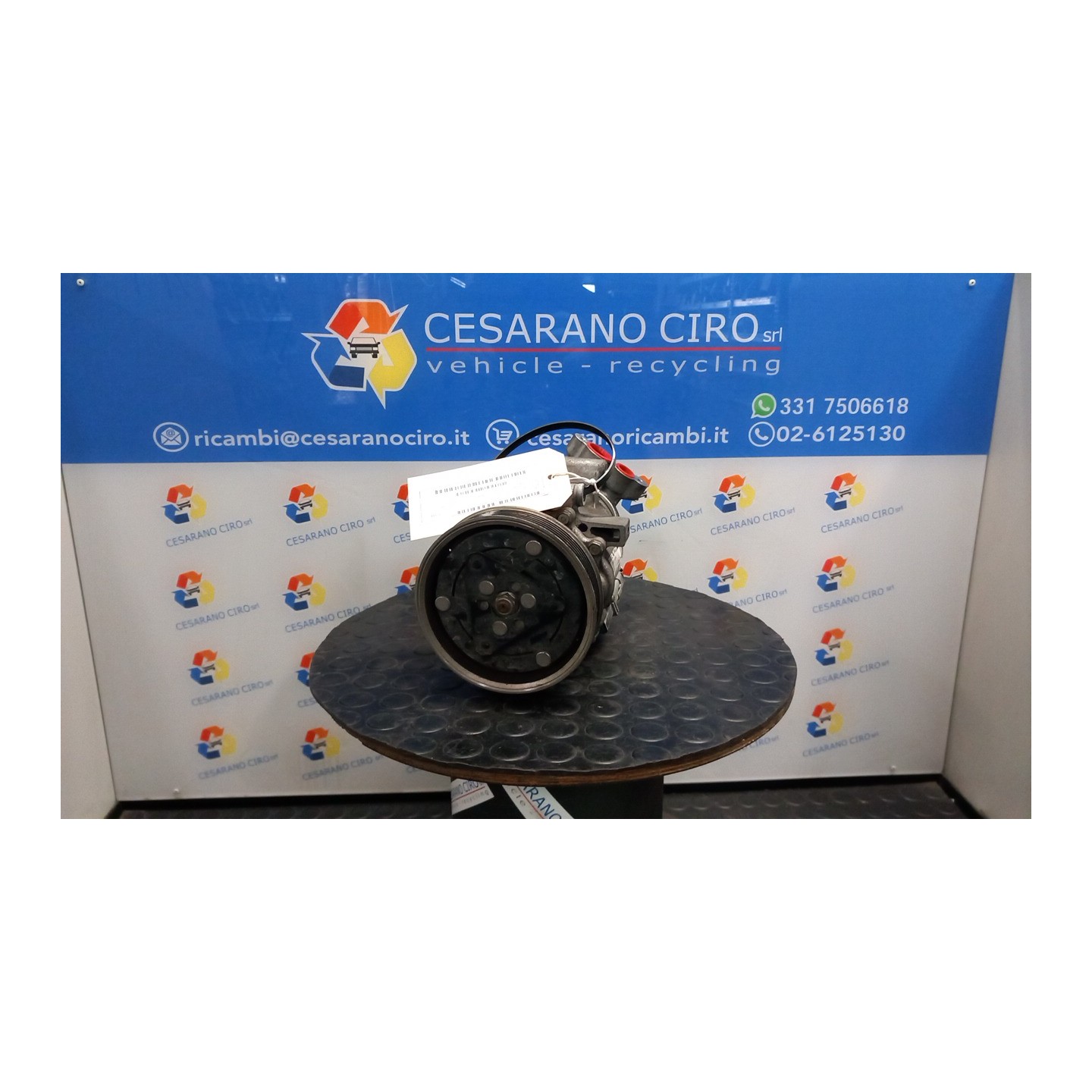 COMPRESSORE A/C 084 RENAULT MODUS 2A SERIE (01/08-06/13) K4MC8 8200953359