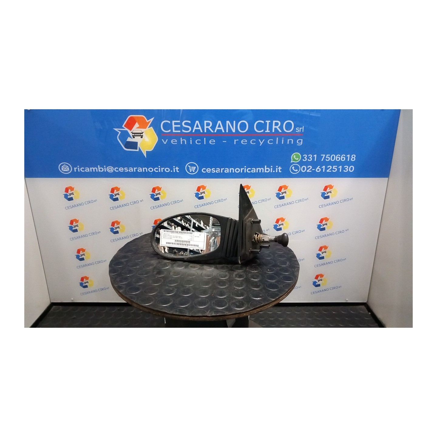 RETROVISORE EST. SX. 117 FIAT SEICENTO (1E) (02/98-07/05) 187A1000 46511444