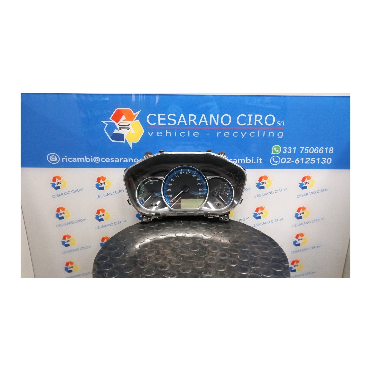 QUADRO STRUMENTI COMPL. 009 TOYOTA YARIS (07/14-12/17) 1NZ-FXE 838000UL60