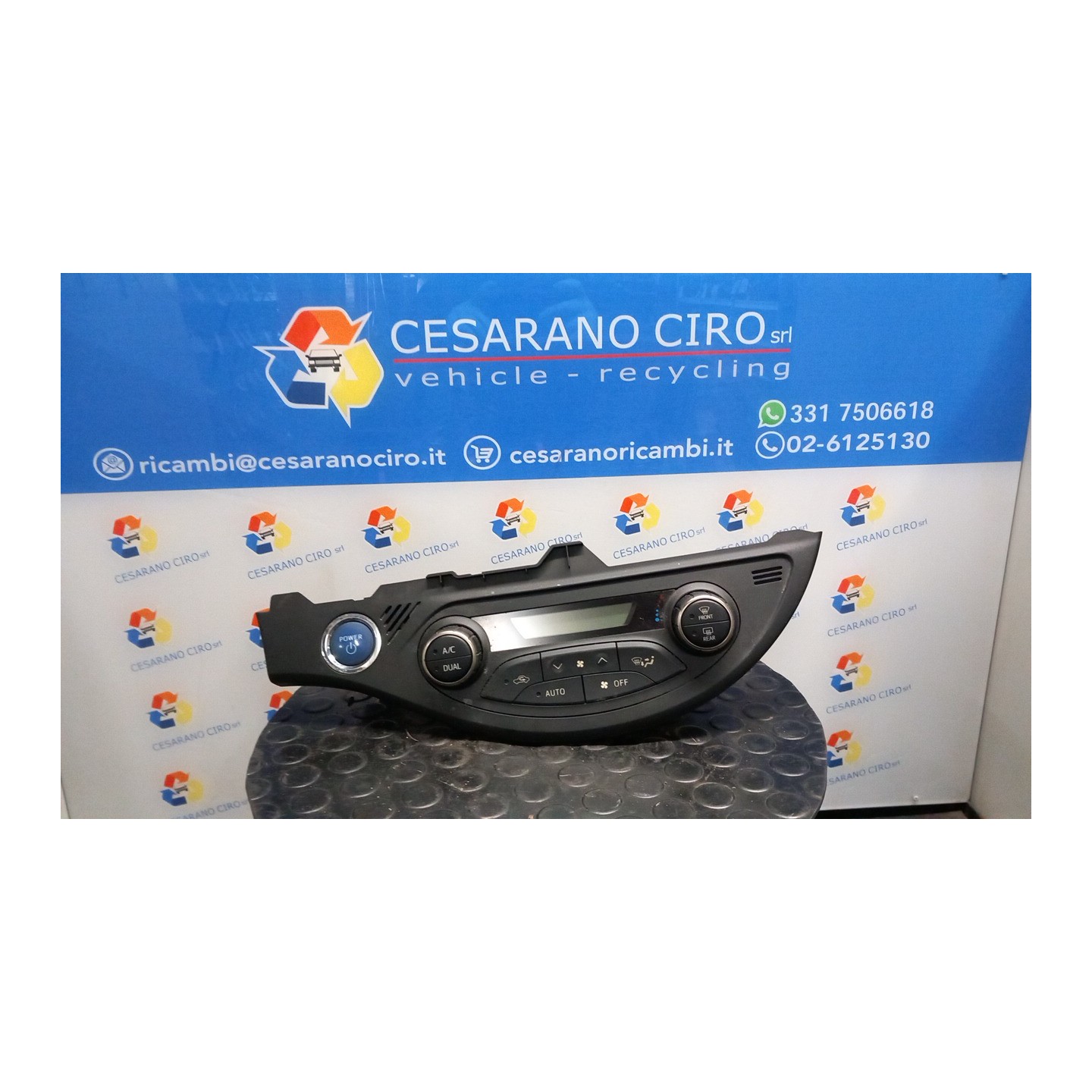 BLOCCO COMANDO CLIMATIZZAZIONE AUT. 013 TOYOTA YARIS (07/14-12/17) 1NZ-FXE 559000D810C1