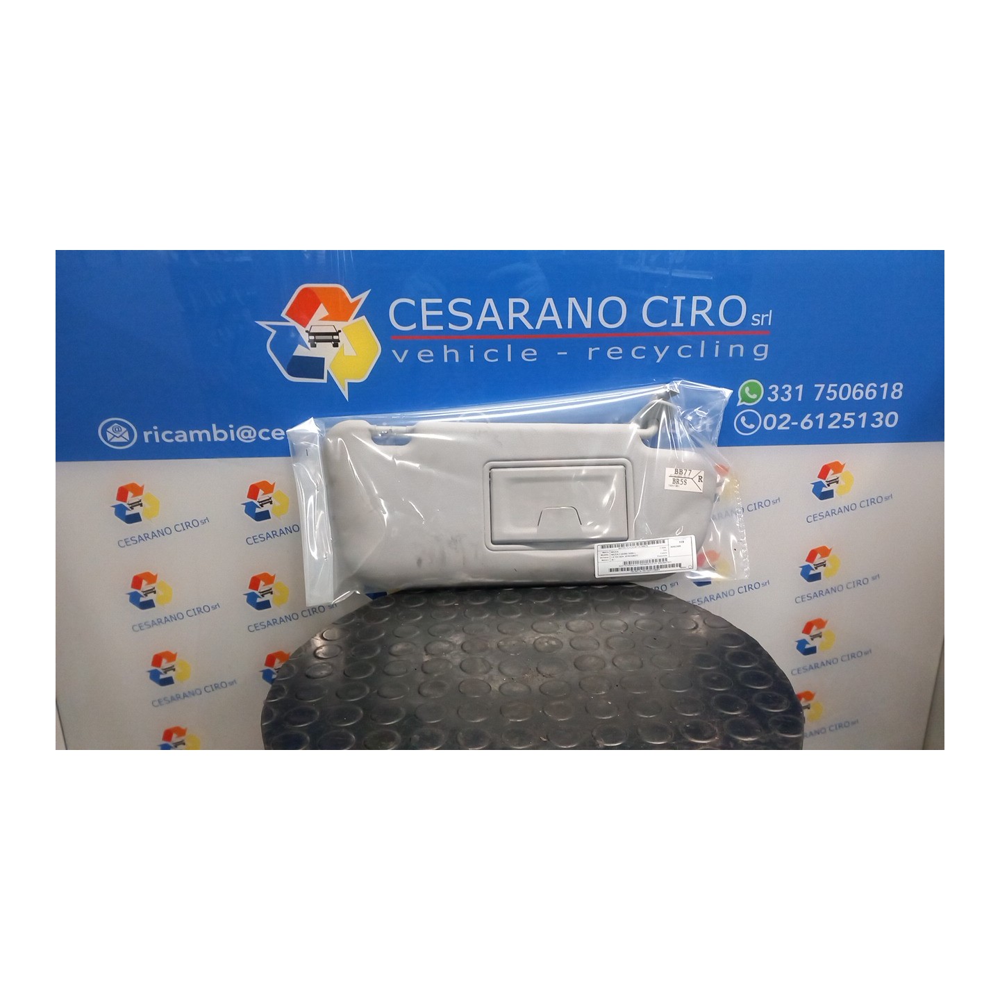 ALETTA PARASOLE PARABREZZA DX. 015 MAZDA MAZDA 3 (08/06-10/09) Z6 BR5S6927077