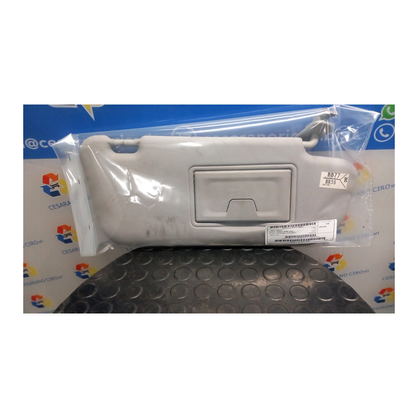 ALETTA PARASOLE PARABREZZA DX. 015 MAZDA MAZDA 3 (08/06-10/09) Z6 BR5S6927077