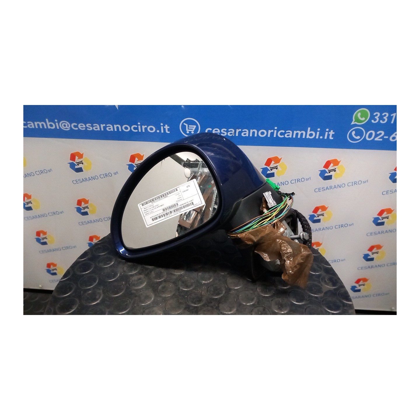 RETROVISORE EST. REGOLAZ. ELETTR. RIPIEGH. C/MEMORIA SX. 065 CITROEN C4 (11/04-10/10) KFU 8149YT