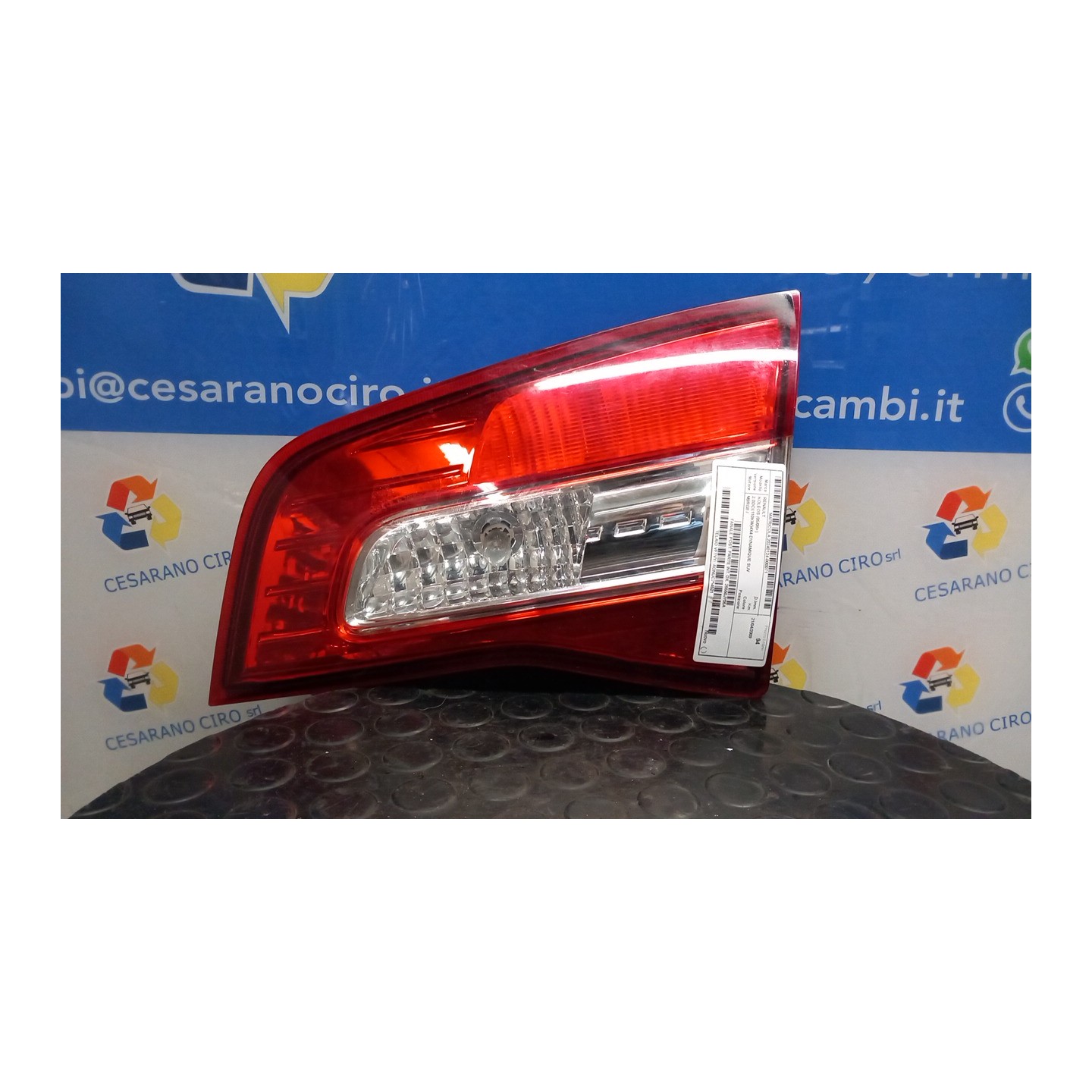 FANALE POST. PARTE INT. DX. 071 RENAULT KOLEOS (05/08-) M9RG8 26550JY05A