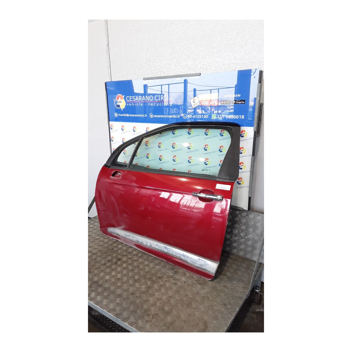 PORTA ANT. SX. 057 CITROEN DS3 (11/09-01/16) 8FP 9804265480