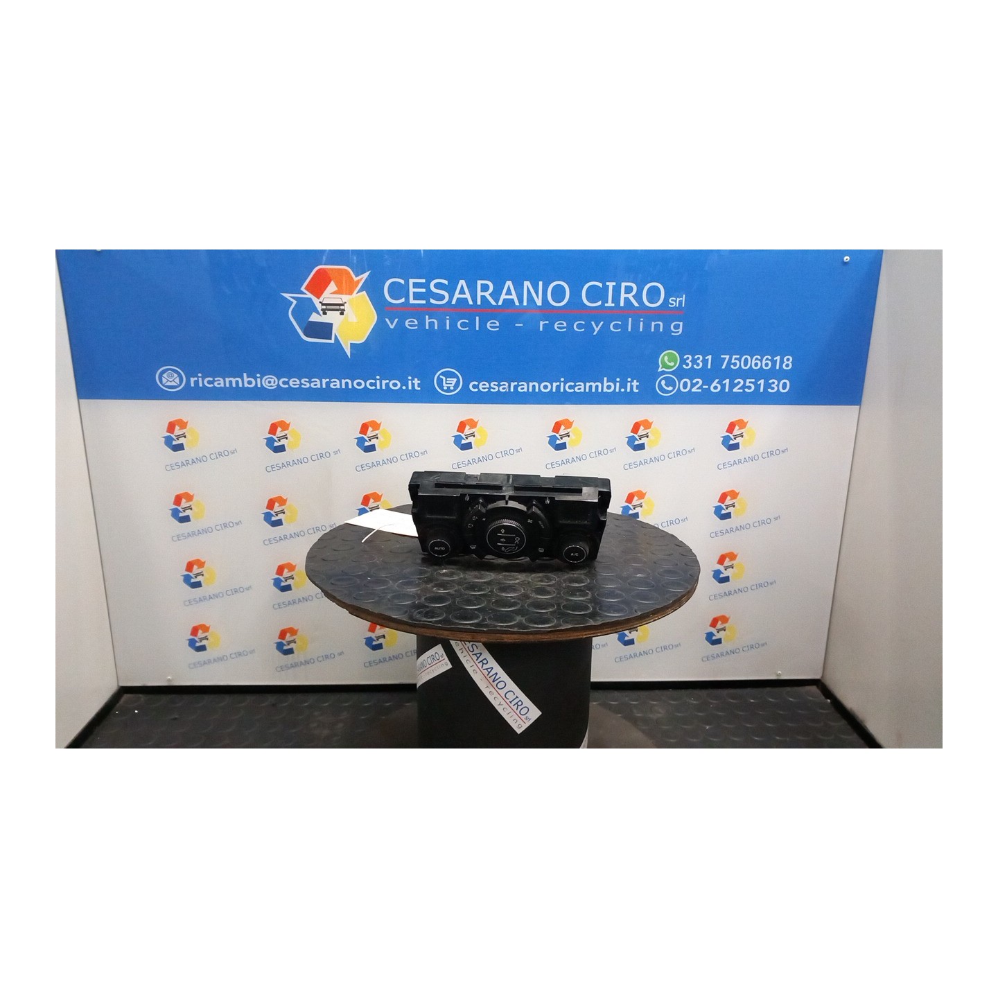 BLOCCO COMANDO CLIMATIZZAZIONE C/RAFFR.AUTO. 110 PEUGEOT 5008 (10/09-03/17) 9H05 6452W6