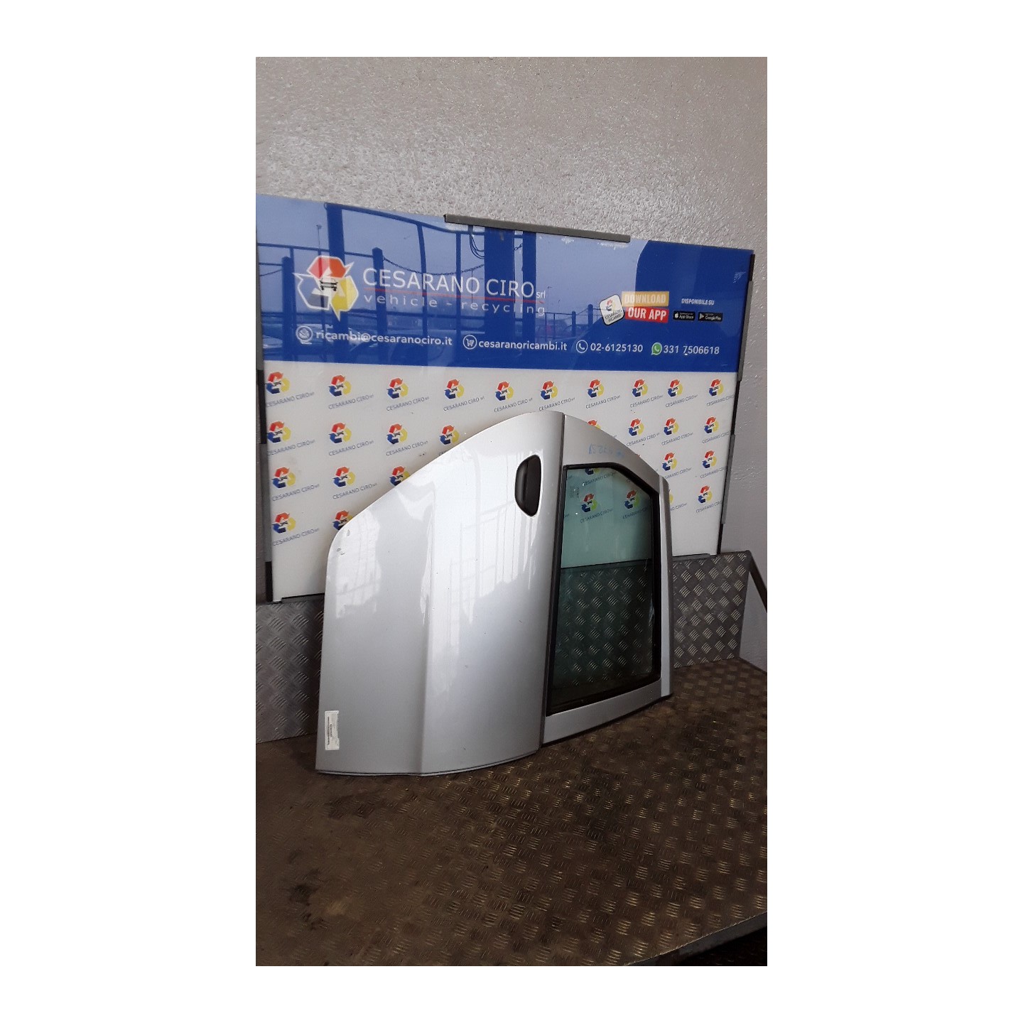 PORTA POST. DX. 077 FIAT PUNTO (1N/1P) (07/99-12/05) 188A4000 51751110