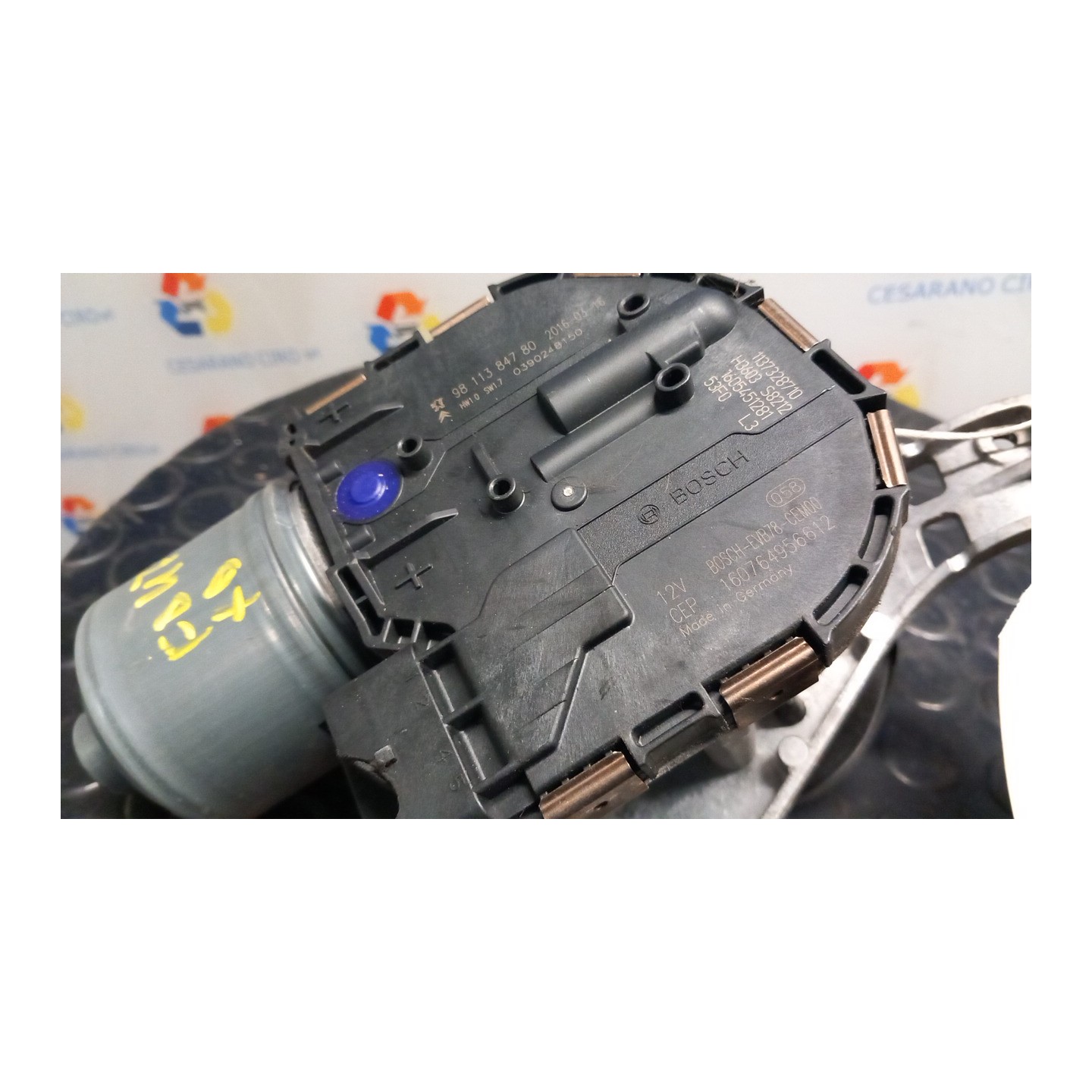 MOTORINO TERGIPARABREZZA DIVERGENTE DX. 085 CITROEN GRAND C4 PICASSO (07/13-07/16 HN02 9816172880