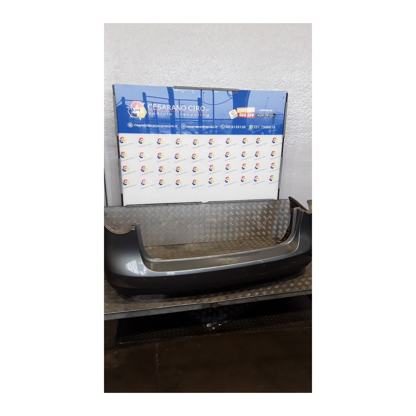 PARAURTI POST. 108 VOLKSWAGEN PASSAT (3C) (02/05-12/10) BMP 3C9807417GRU