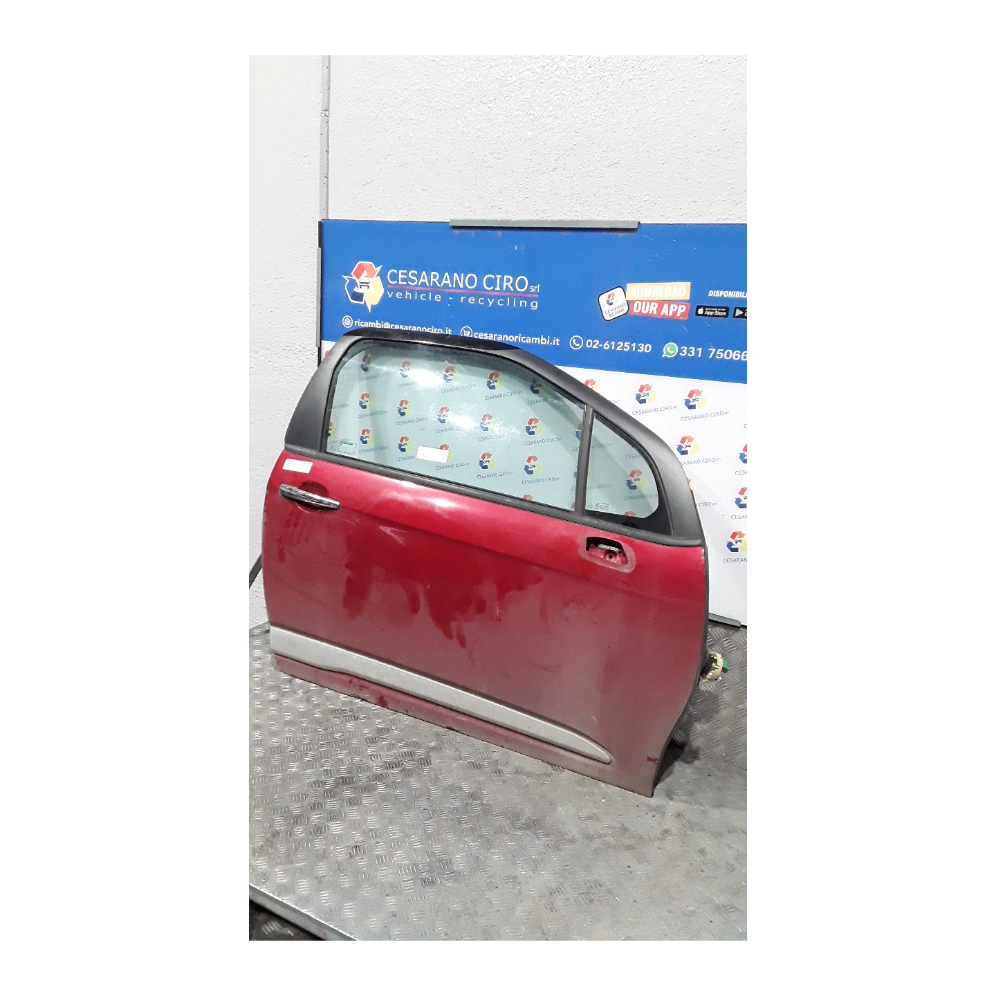 PORTA ANT. DX. 131 CITROEN DS3 (11/09-01/16) 9HP 9804265380