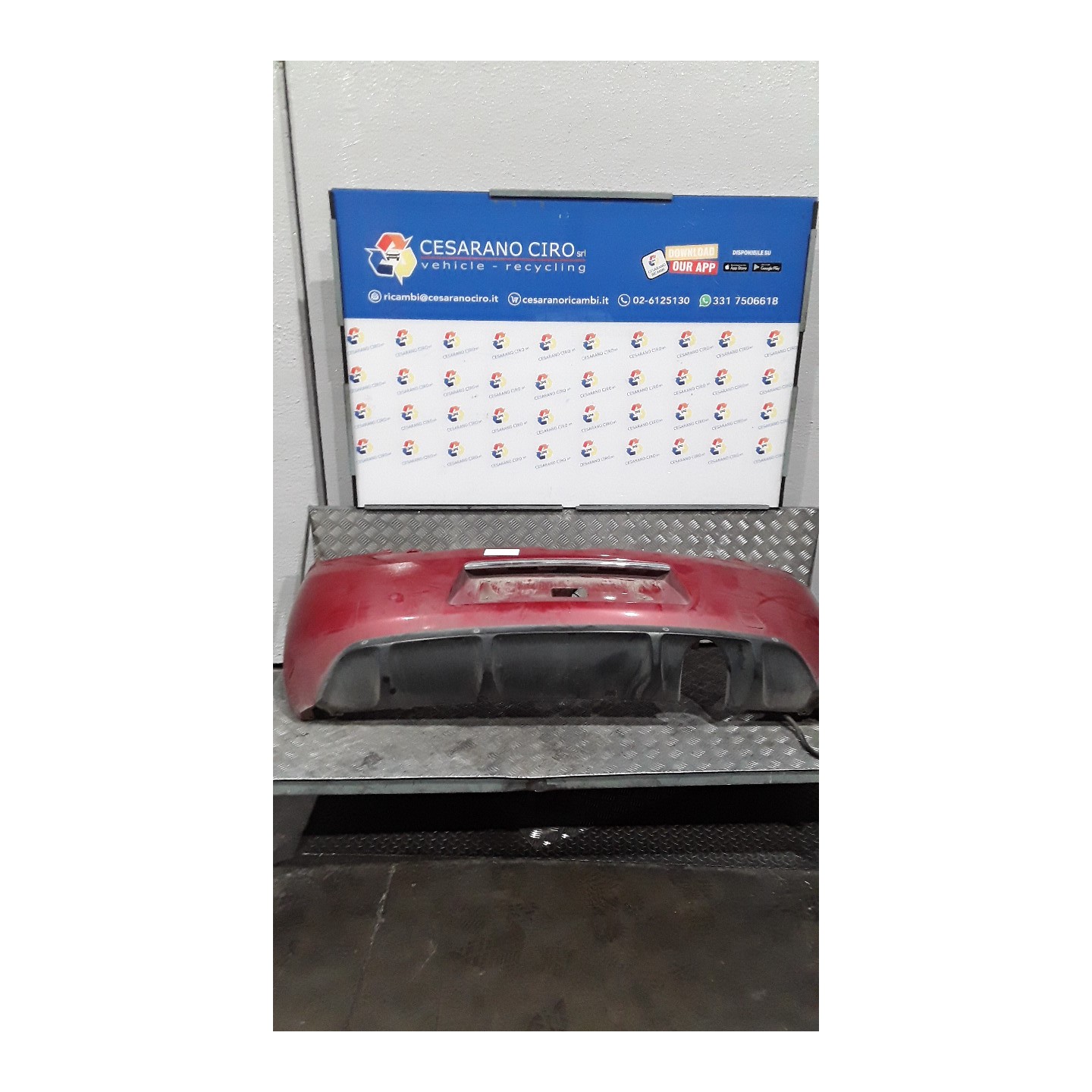 PARAURTI POST. 132 CITROEN DS3 (11/09-01/16) 9HP 1611631480
