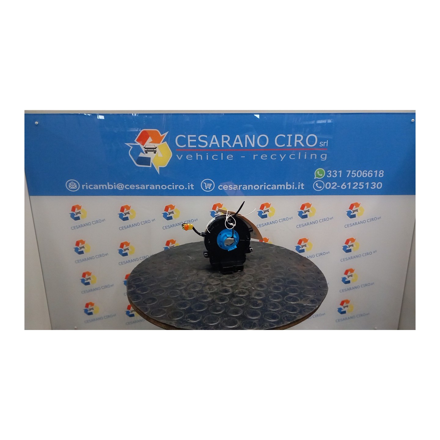 CONTATTO SPIRALIFORME AIRBAG C/ESC C/AUDIO REMO. 010 KIA RIO 3A SERIE (01/15-10/17) G4LA 93490A4110