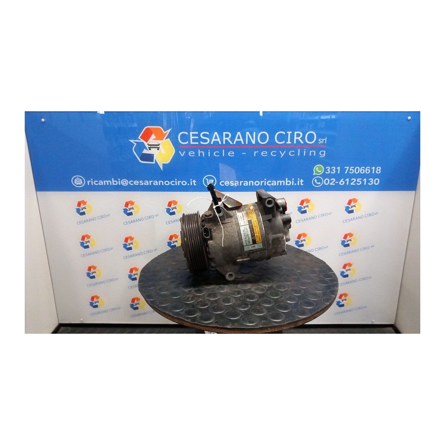 COMPRESSORE A/C 092 RENAULT SCENIC 2A SERIE (06/03-08/09) F9QD8 7701066954