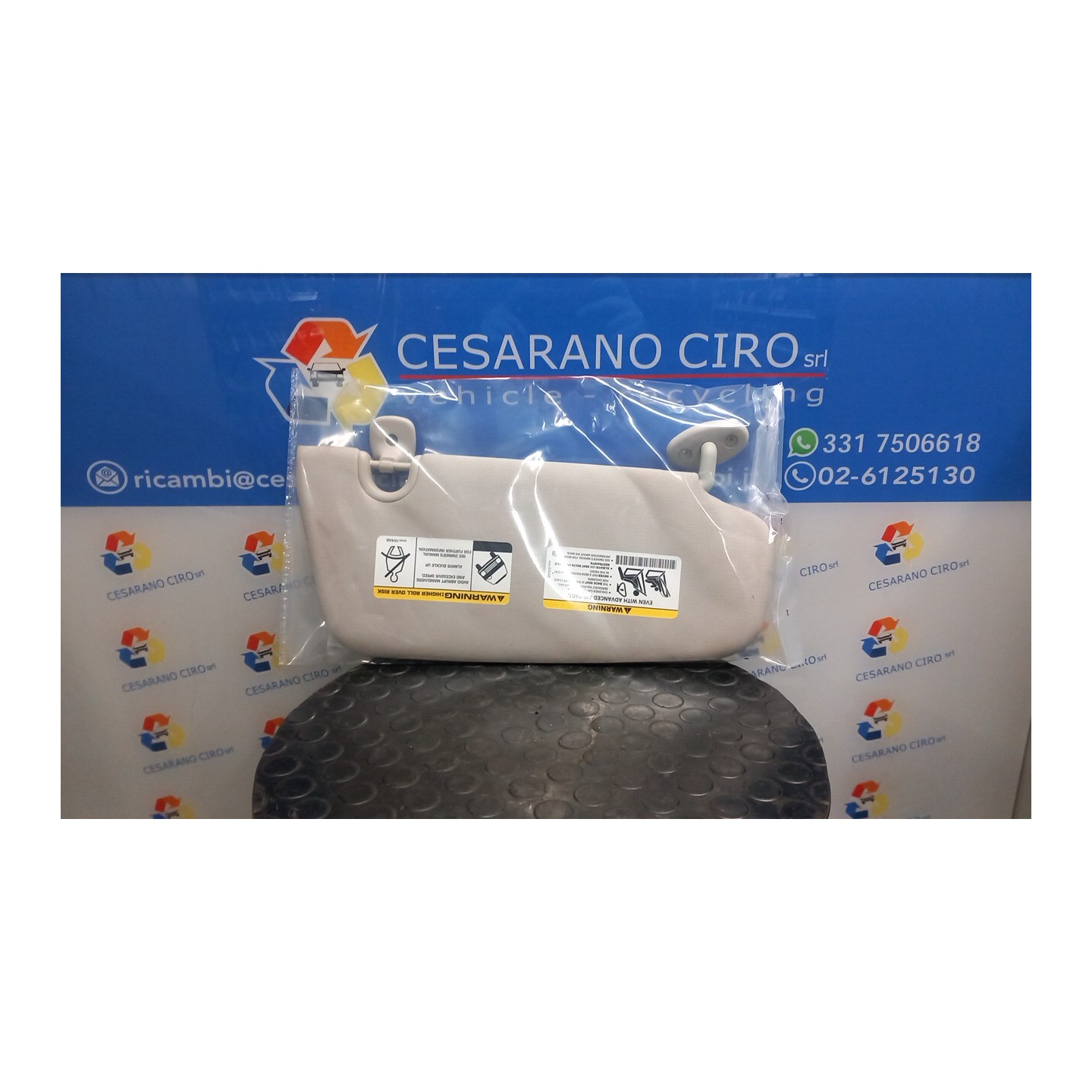 ALETTA PARASOLE PARABREZZA SX. 022 JEEP COMPASS (MK) (03/11-05/15) 651925 K6CX13HDAAA