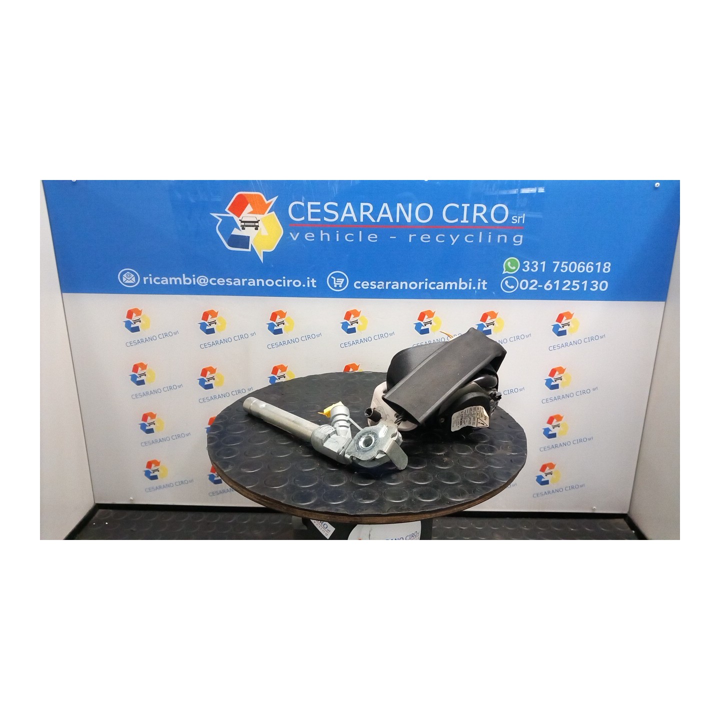 CINTURA DI SICUREZZA ANT. DX. 081 CITROEN C3 PICASSO (02/09-02/18) 9H06 98030357XX