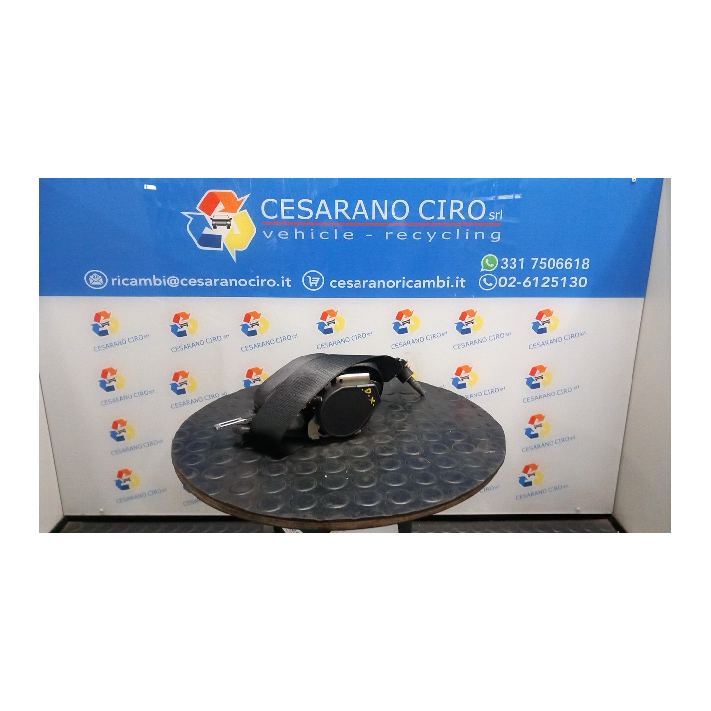 CINTURA DI SICUREZZA ANT. DX. 132 MERCEDES-BENZ CLASSE B (T245) (03/05-03/13) 266920 A1698606885