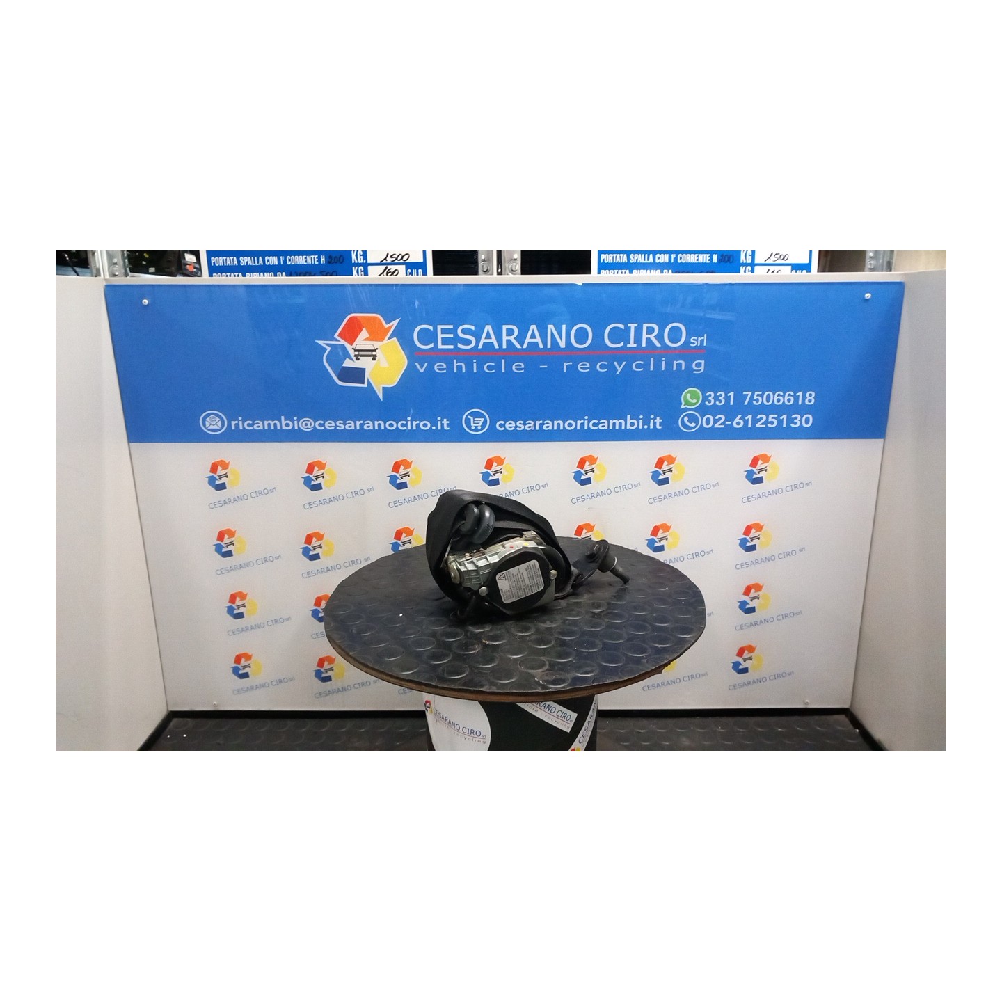 CINTURA DI SICUREZZA ANT. SX. 133 MERCEDES-BENZ CLASSE B (T245) (03/05-03/13) 266920 A1698606785