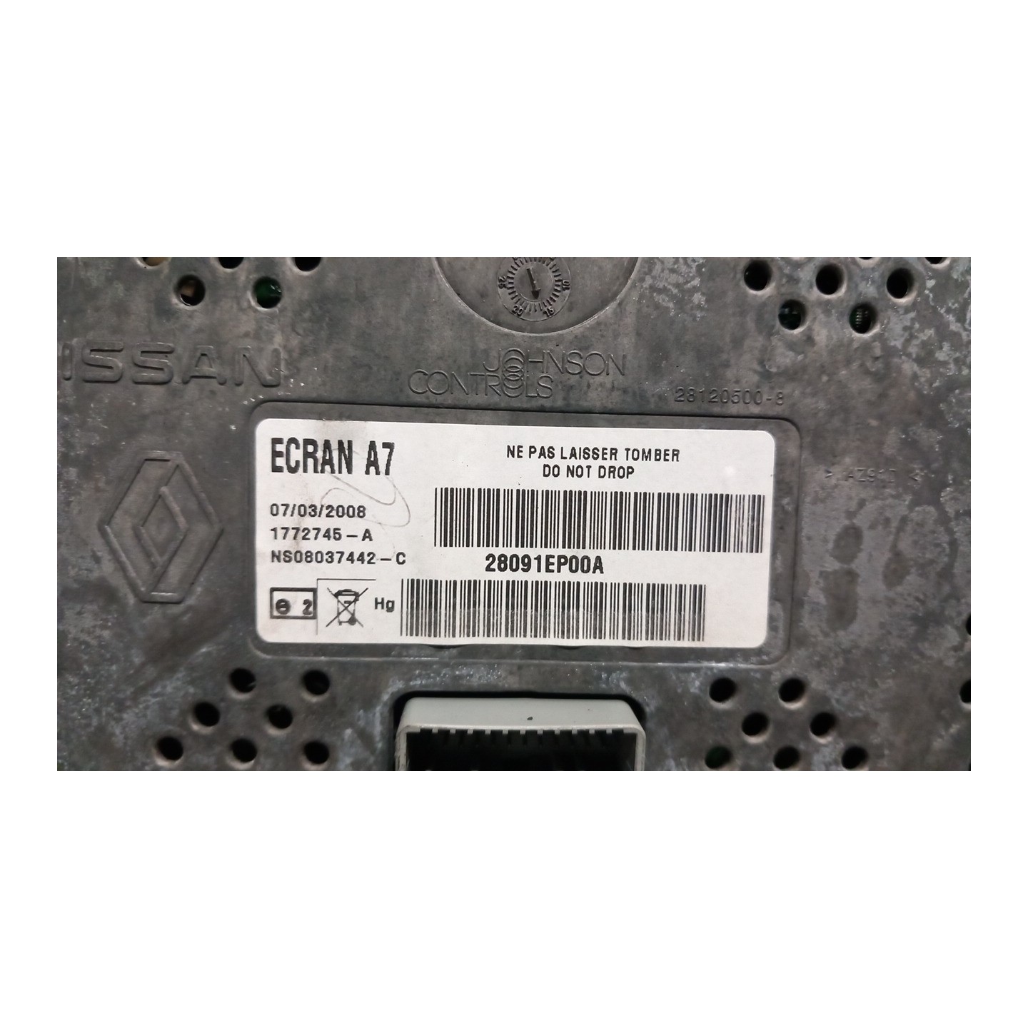 DISPLAY NAVIGATORE SATELLITARE 030 NISSAN QASHQAI (J10E/JJ10E) (02/07-12 M9R 28091EP000