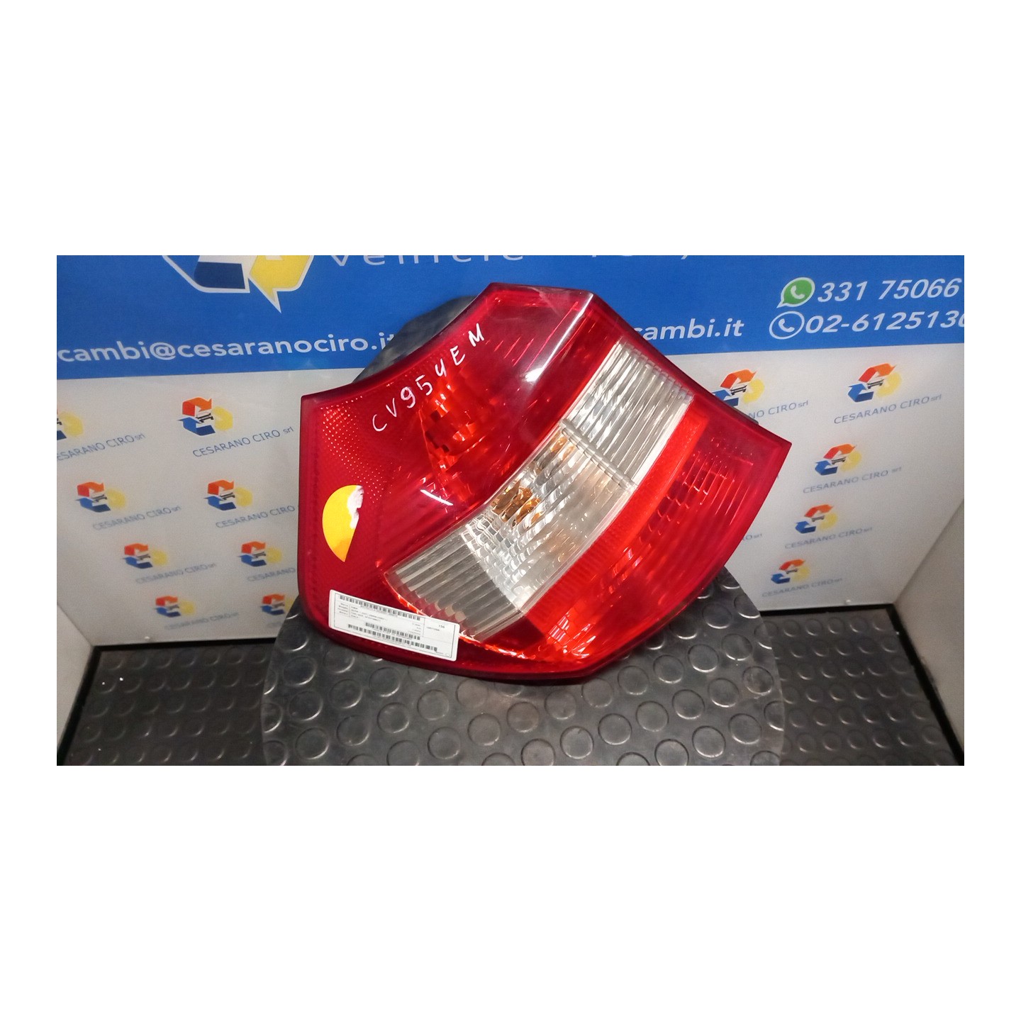 FANALE POST. SX. 016 BMW SERIE 1 (E87) (09/04-03/07) 204D4 63216924501