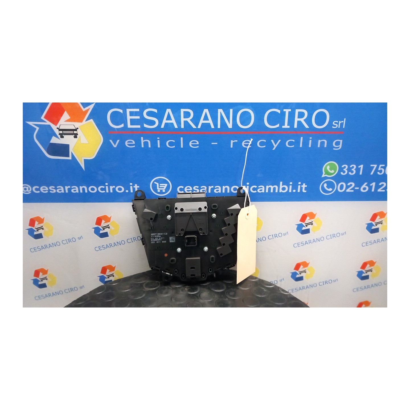 BLOCCO COMANDI AUTORADIO C/DISPLAY MULTIFUNZIONE 053 FORD FOCUS (CB8) (02/11-11/15-) T1DB 1779156